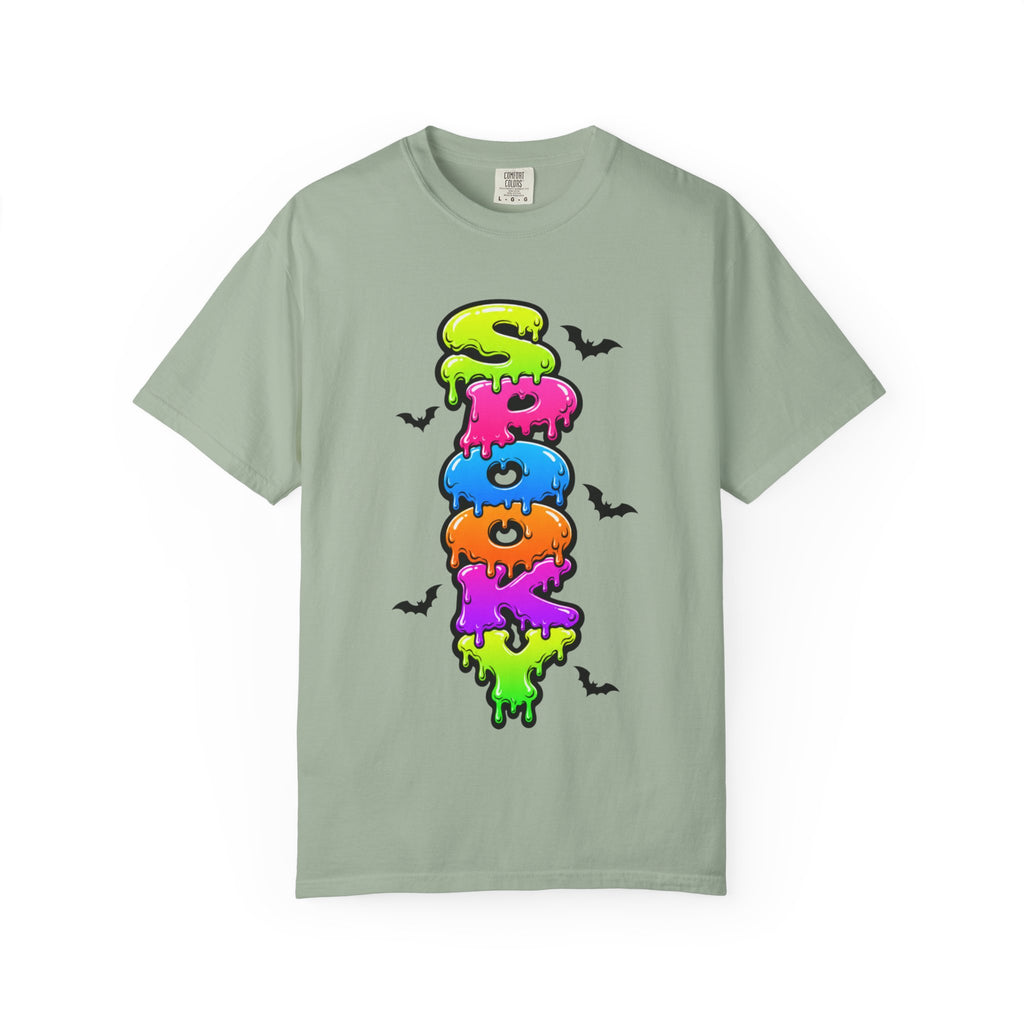 Spooky Colorful Spook Drippy Halloween T Shirt