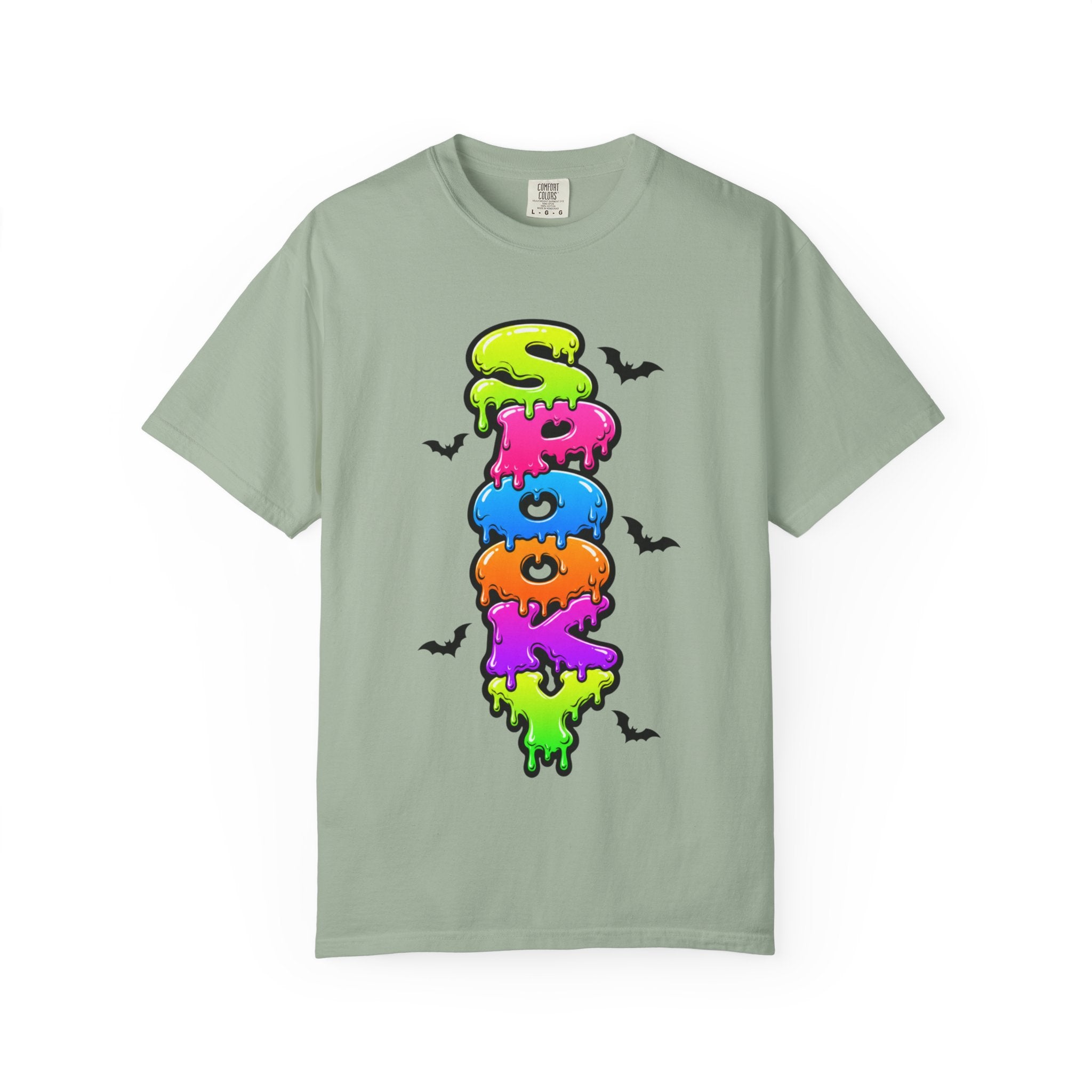 Spooky Colorful Spook Drippy Halloween T Shirt