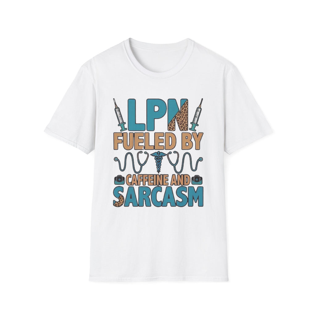 LPN Fueled By Caffeine & Sarcasm T‑Shirt