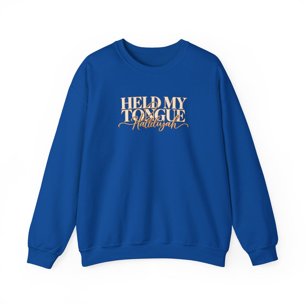 Held My Tongue Hallelujah Sweatshirt, Funny Christian Shirt, Faith Based Sweatshirt, Southern Humor Gift, Christian Women Gift
