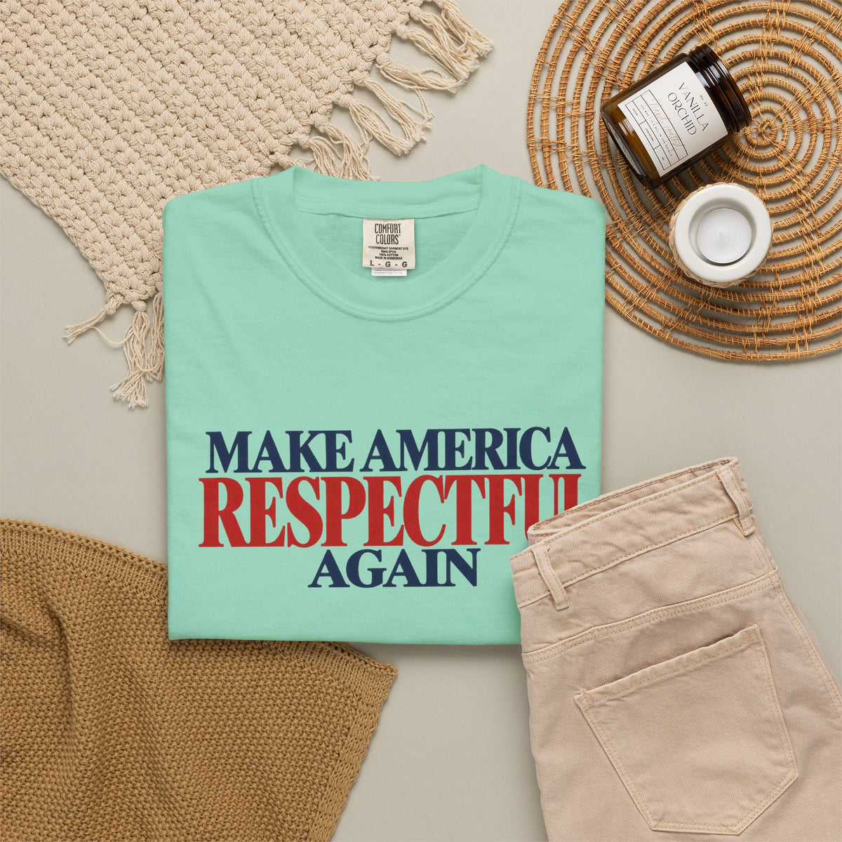 Make America Respectful Again Shirt, Respect Over Hate Tee, Patriotic Unity T-Shirt, Comfort Colors Unisex Kindness Shirt