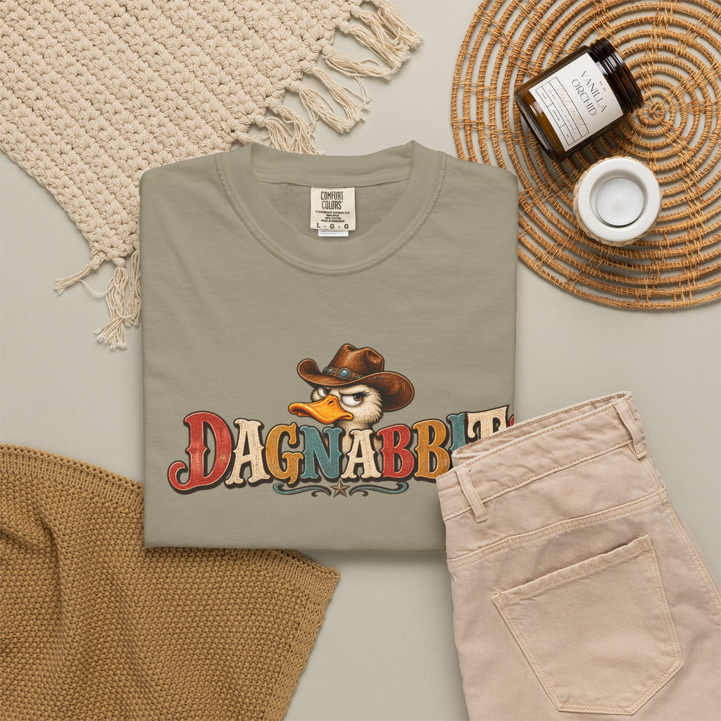 Dagnabbit Cowboy Rabbit T shirt | Western Cartoon Graphic Tee