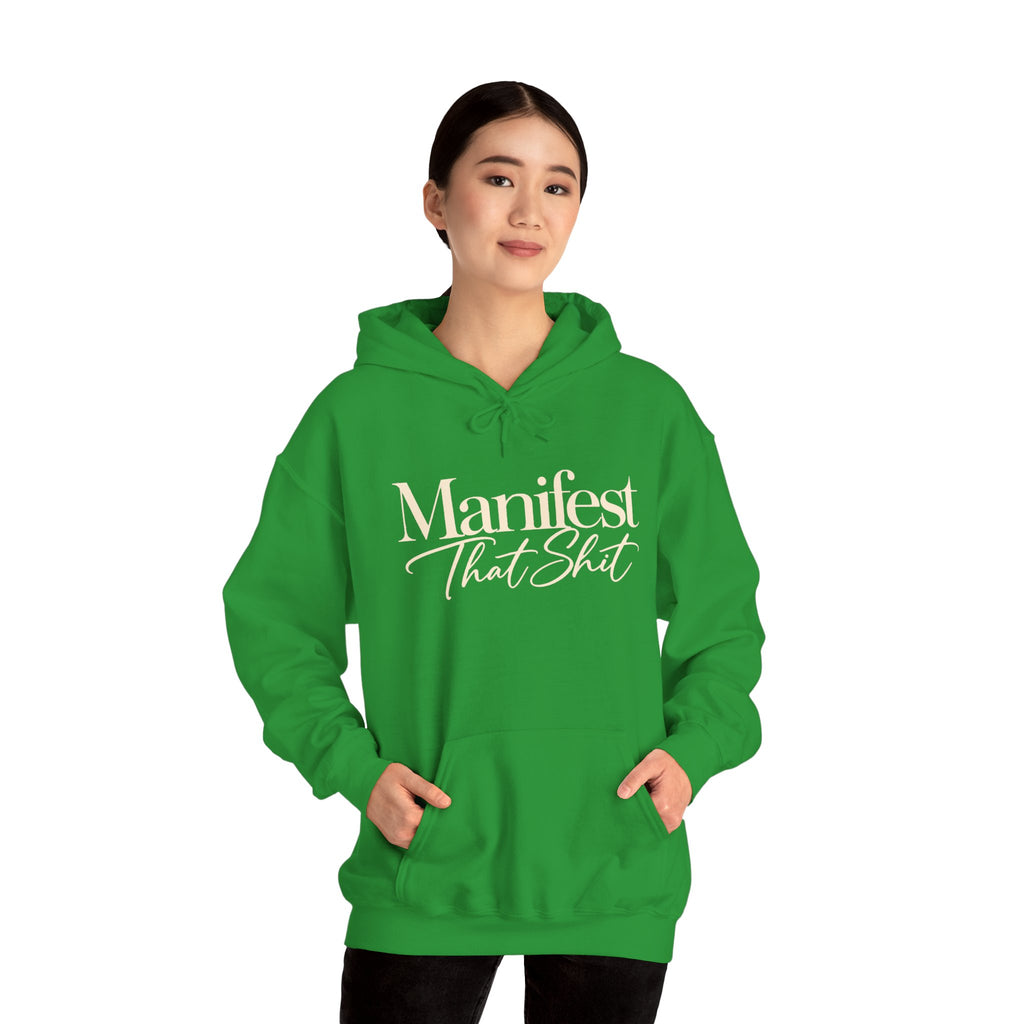 Hoodie Manifest That Shit Minimal Script Pullover