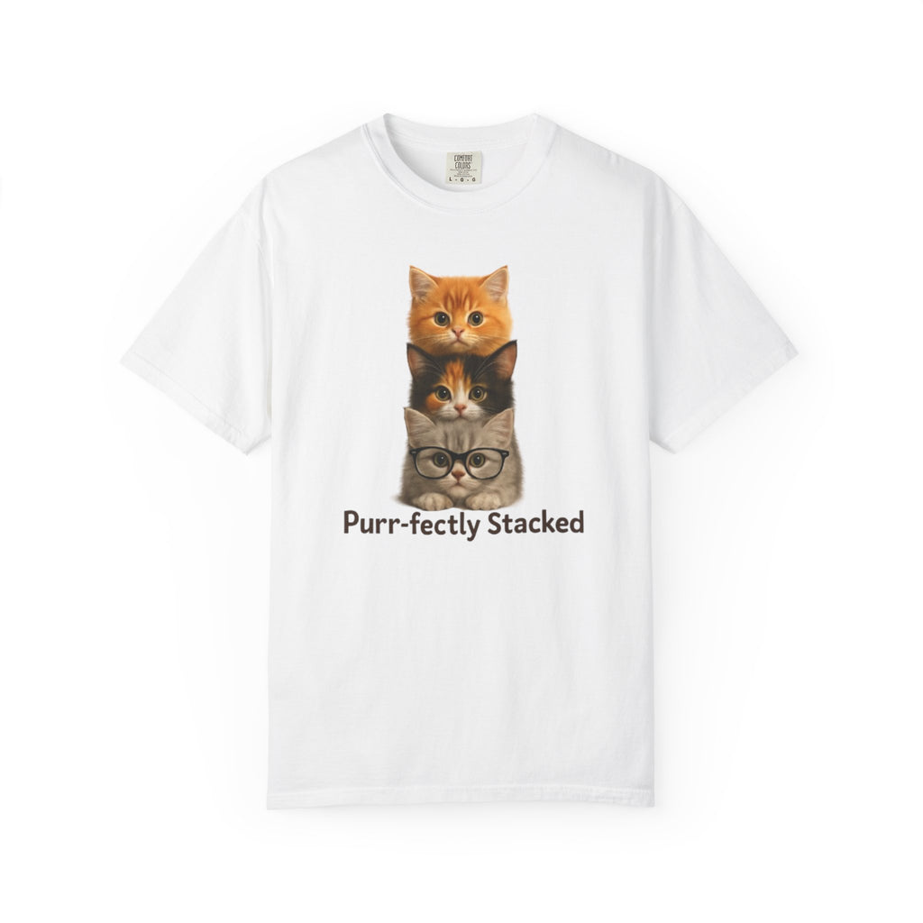 Purr fectly Stacked Cat T Shirt