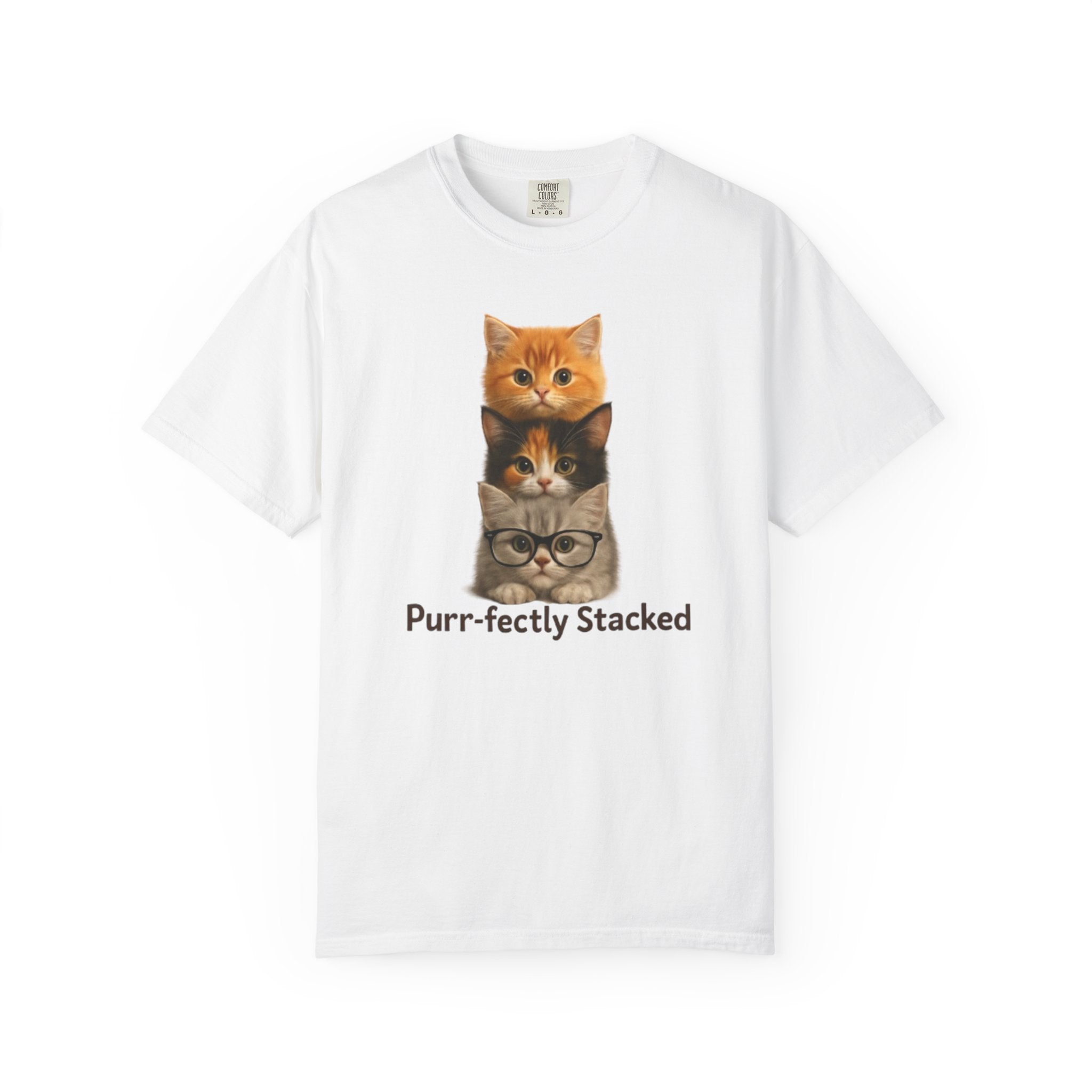 Purr fectly Stacked Cat T Shirt