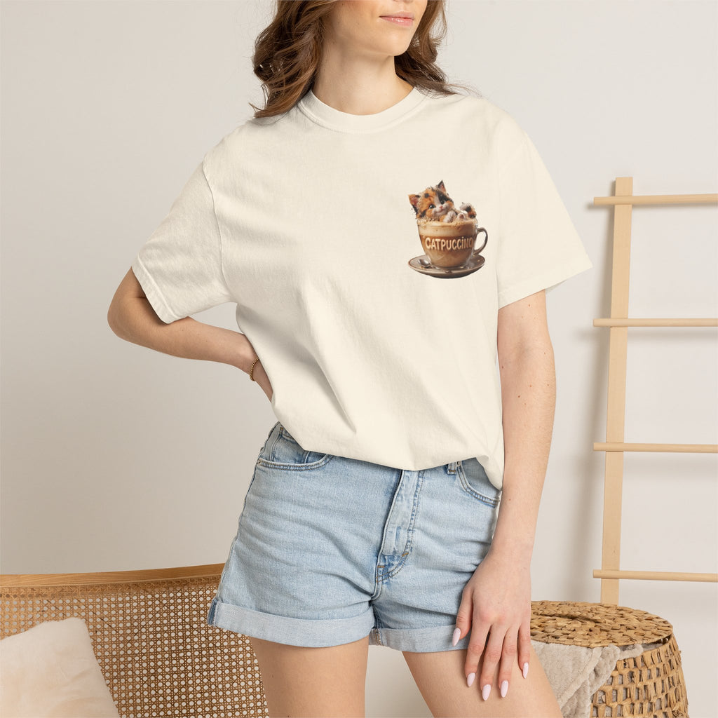 Cat in Cappuccino Cup T Shirt