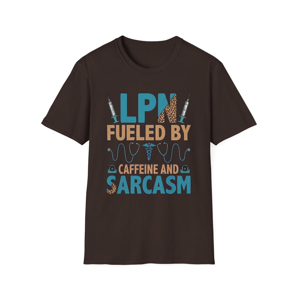LPN Fueled By Caffeine & Sarcasm T‑Shirt