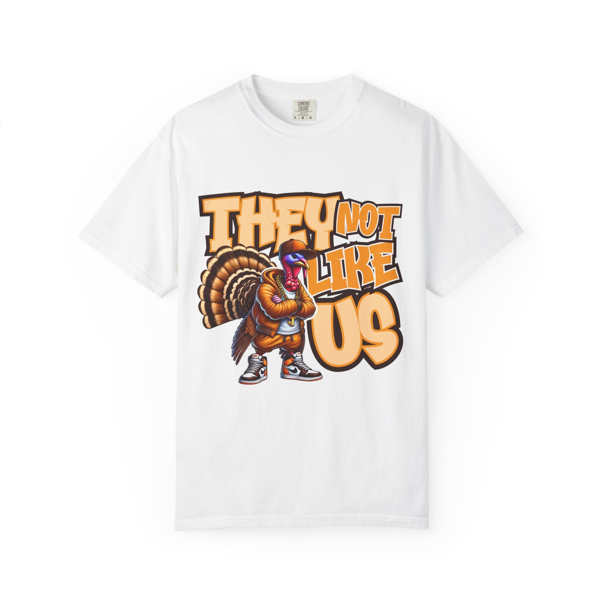 Thanksgiving Turkey Graphic T Shirt They Not Like Us Streetwear Tee