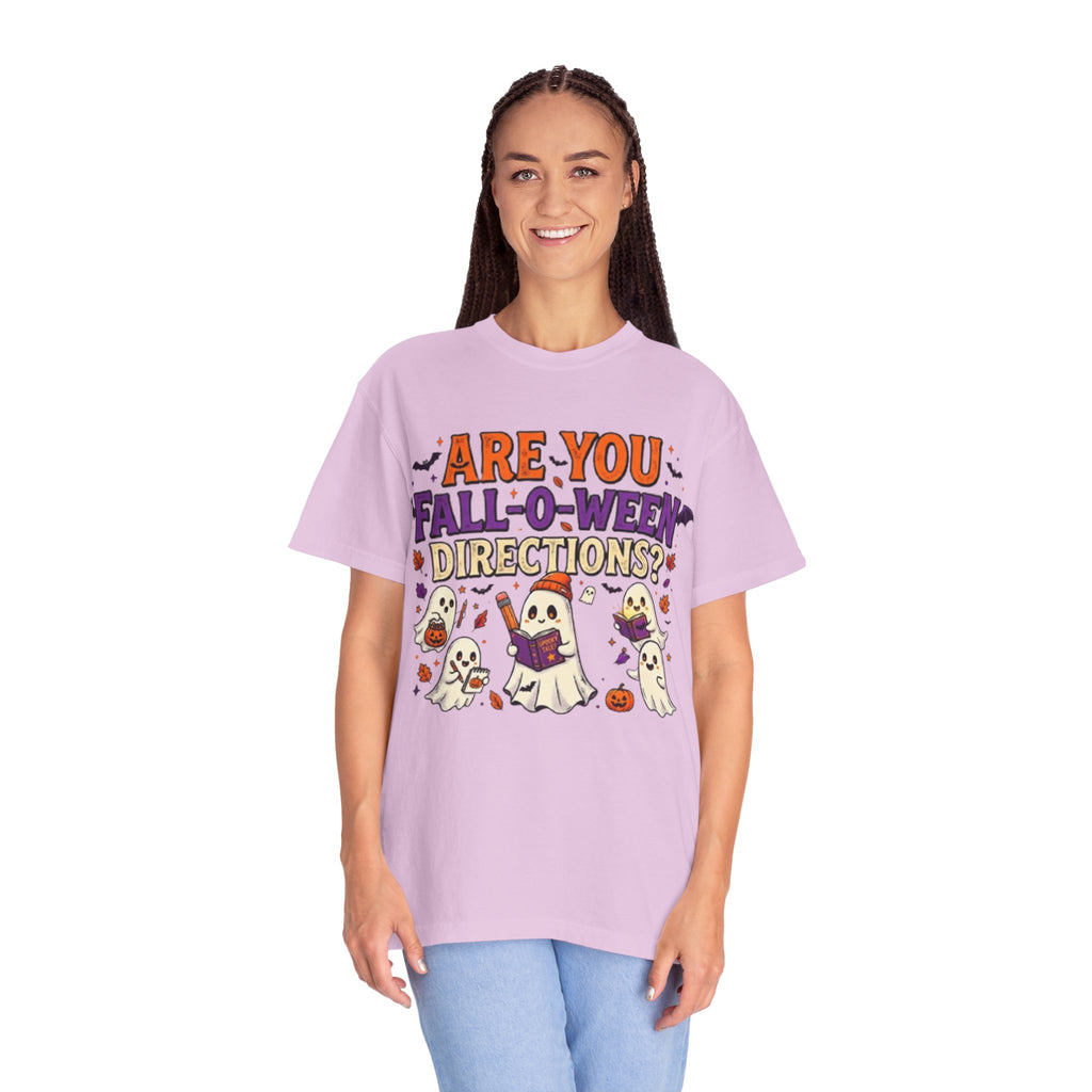 Are You Fall-O-Ween Directions? Halloween Ghosts Graphic T-Shirt