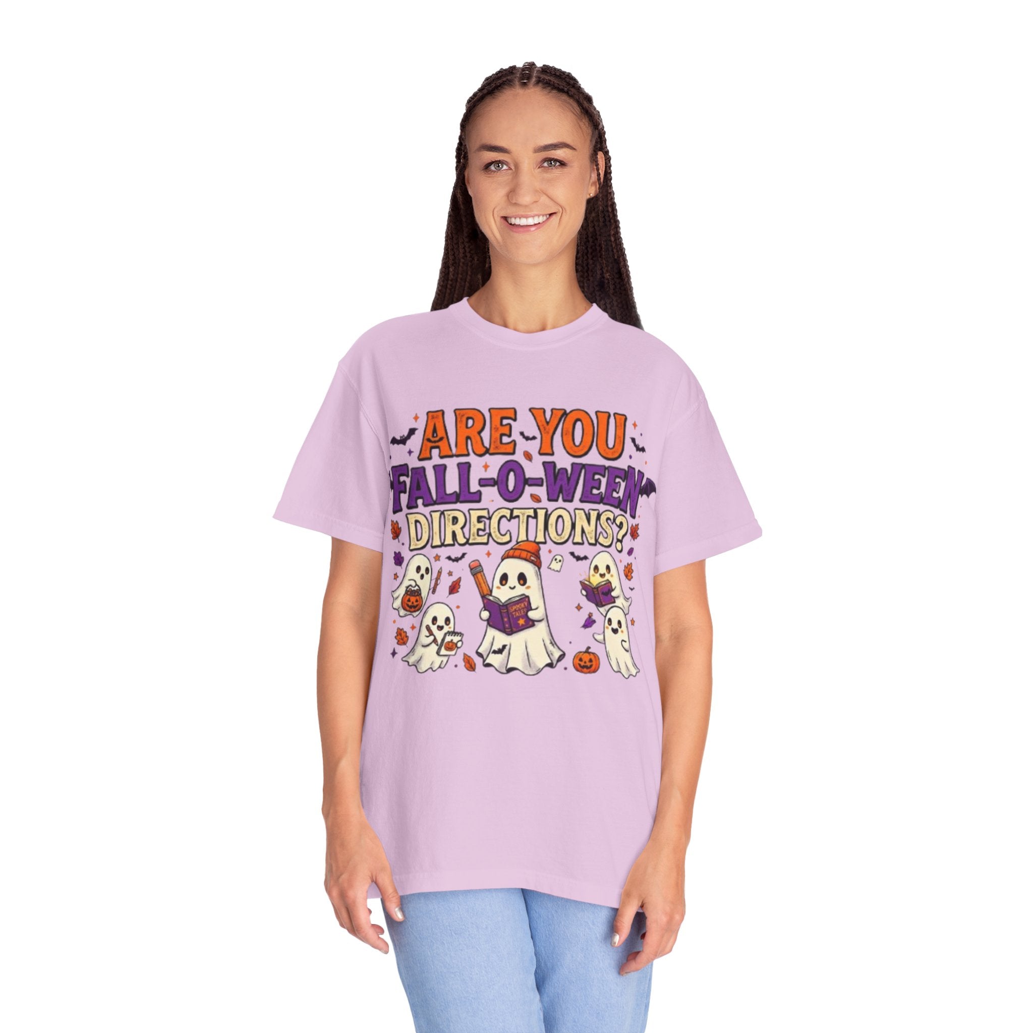 Are You Fall-O-Ween Directions? Halloween Ghosts Graphic T-Shirt