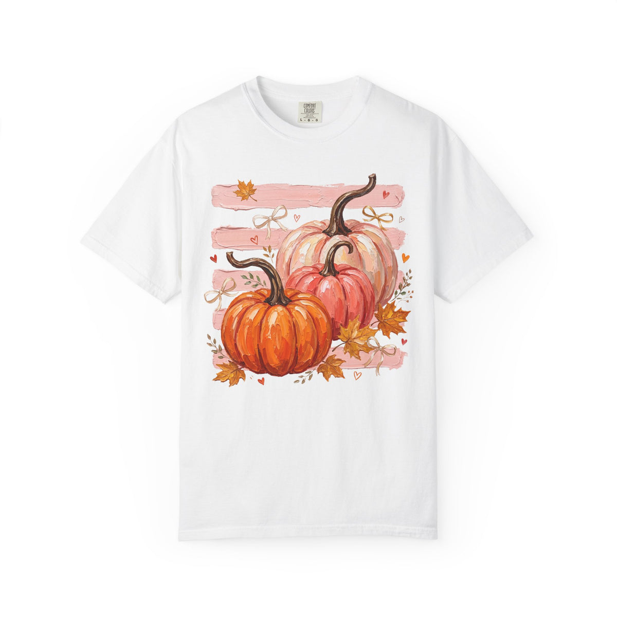 Pumpkin Harvest Tee Shirt Autumn Watercolor Pumpkins Tee