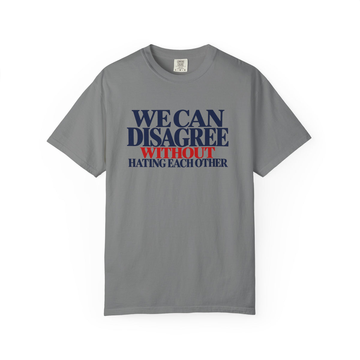 We Can Disagree Without Hating Each Other Shirt, Kindness Over Hate Tee, Respectful Disagreement T-Shirt, Comfort Colors Unity Shirt