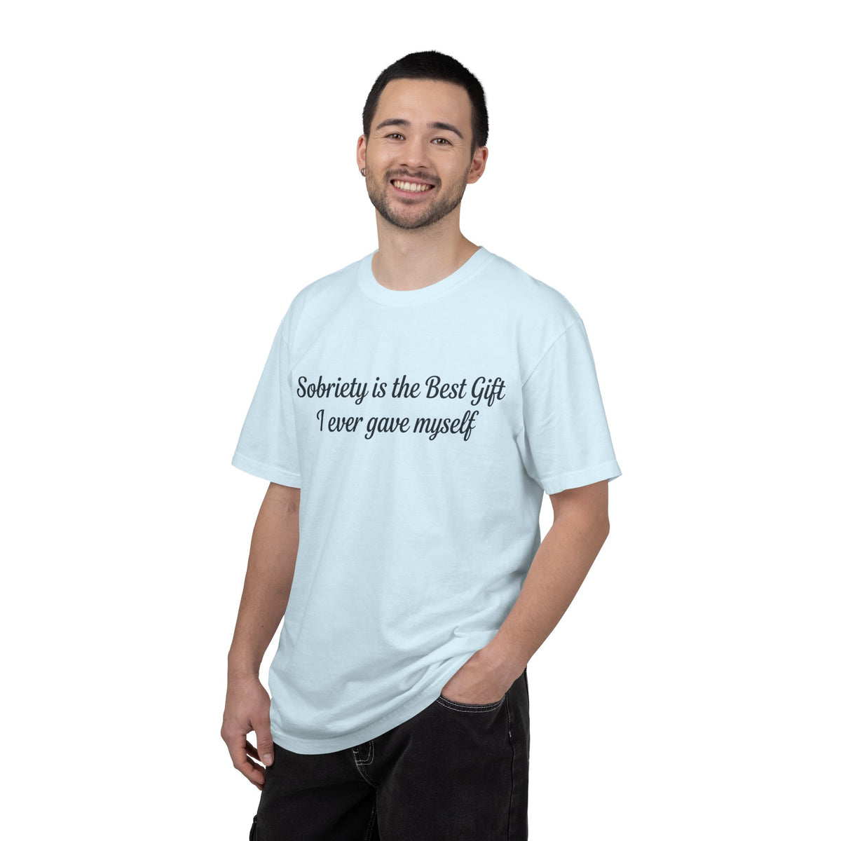 Sobriety Is the Best Gift Tee Inspirational Recovery T Shirt Personalize with how many months or years