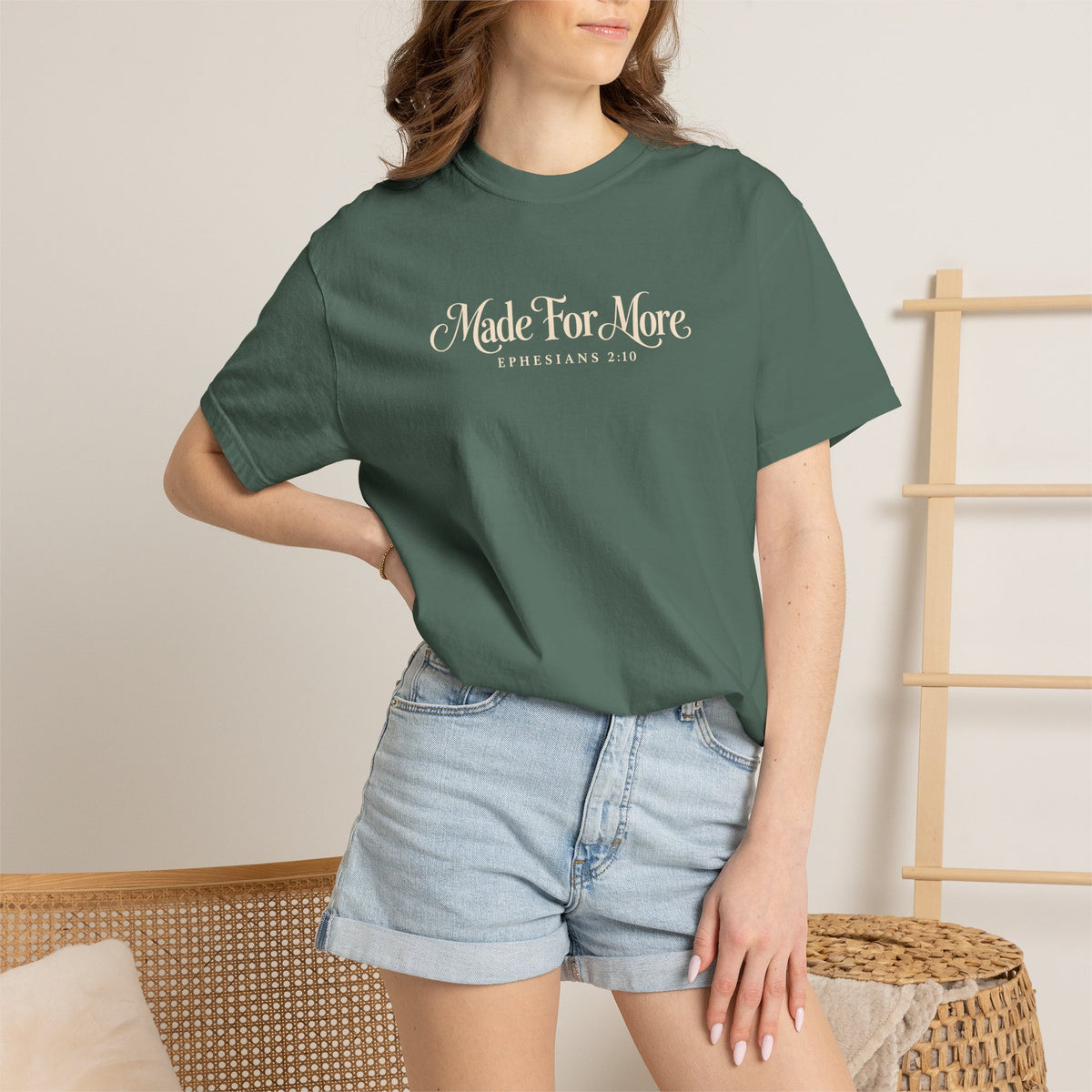 Made For More T Shirt Christian Faith Graphic Tee Ephesians 2:10