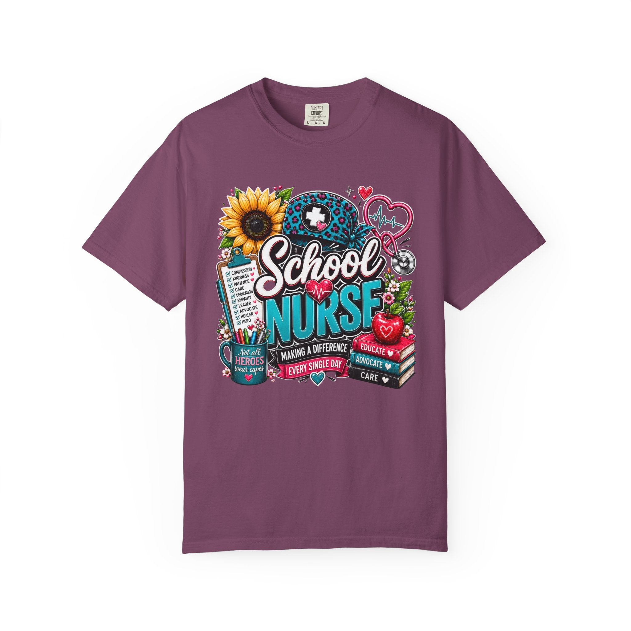 School Nurse T Shirt Making a Difference Graphic Tee