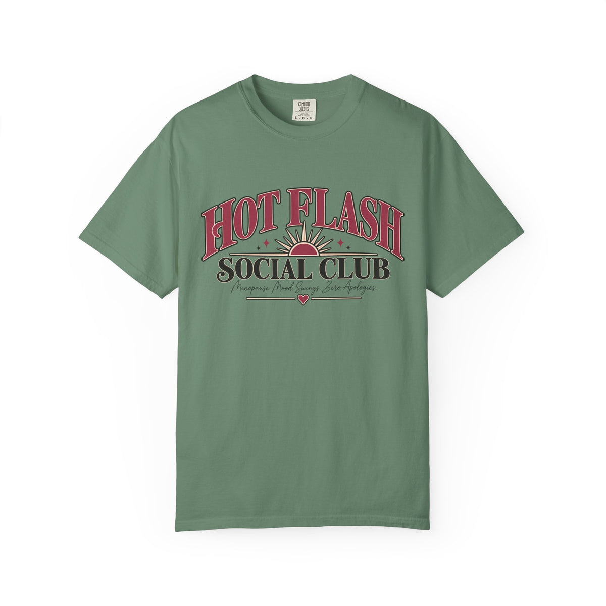 Hot Flash Social Club Shirt, Funny Menopause T Shirt, Menopause Gift for Women, Hot Flash Tee, Perimenopause Shirt, Mood Swing Tee