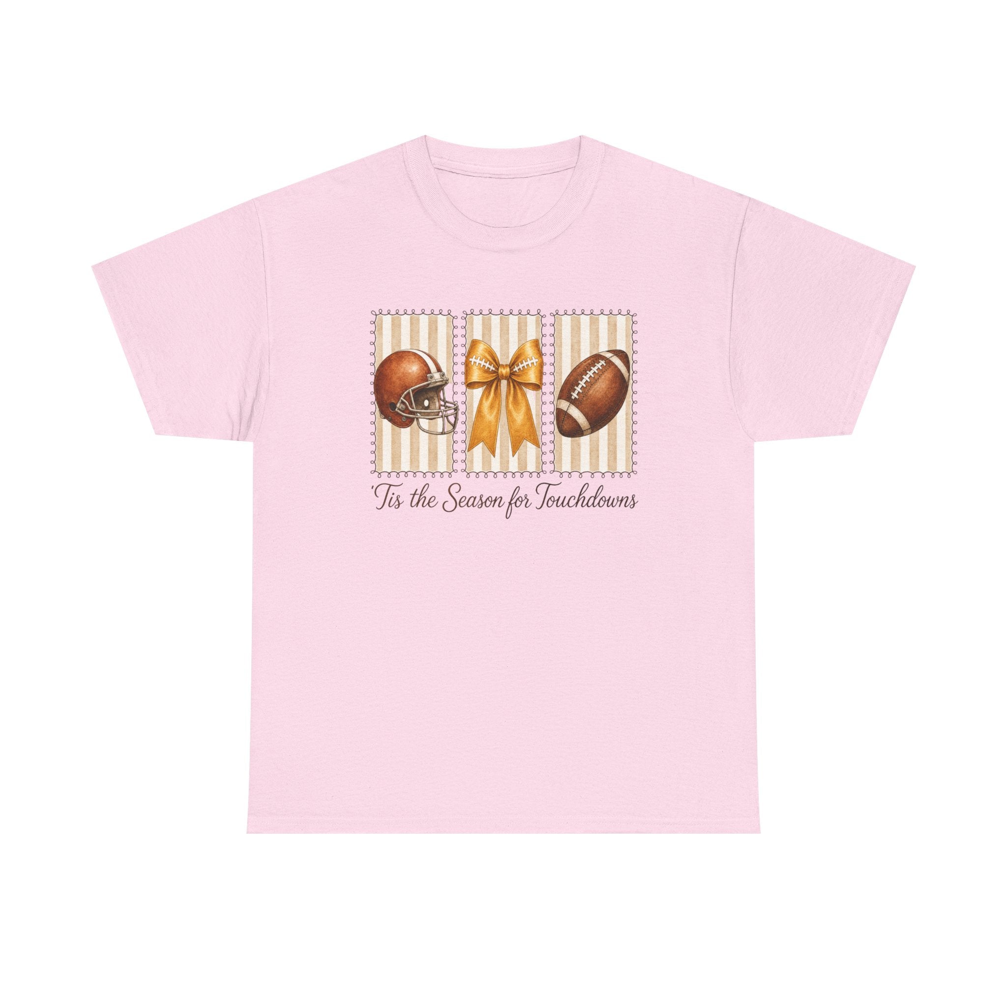 Football Holiday Tee Tis the Season for Touchdowns