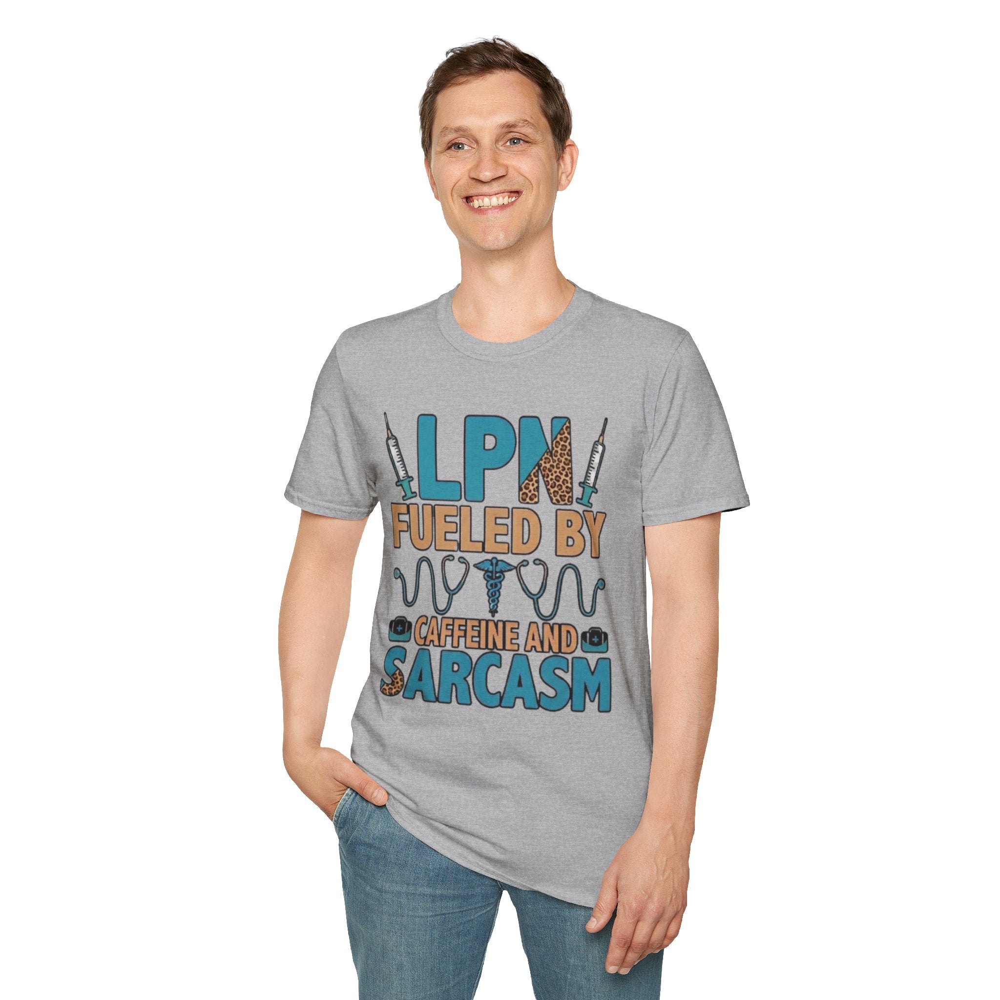 LPN Fueled By Caffeine & Sarcasm T‑Shirt