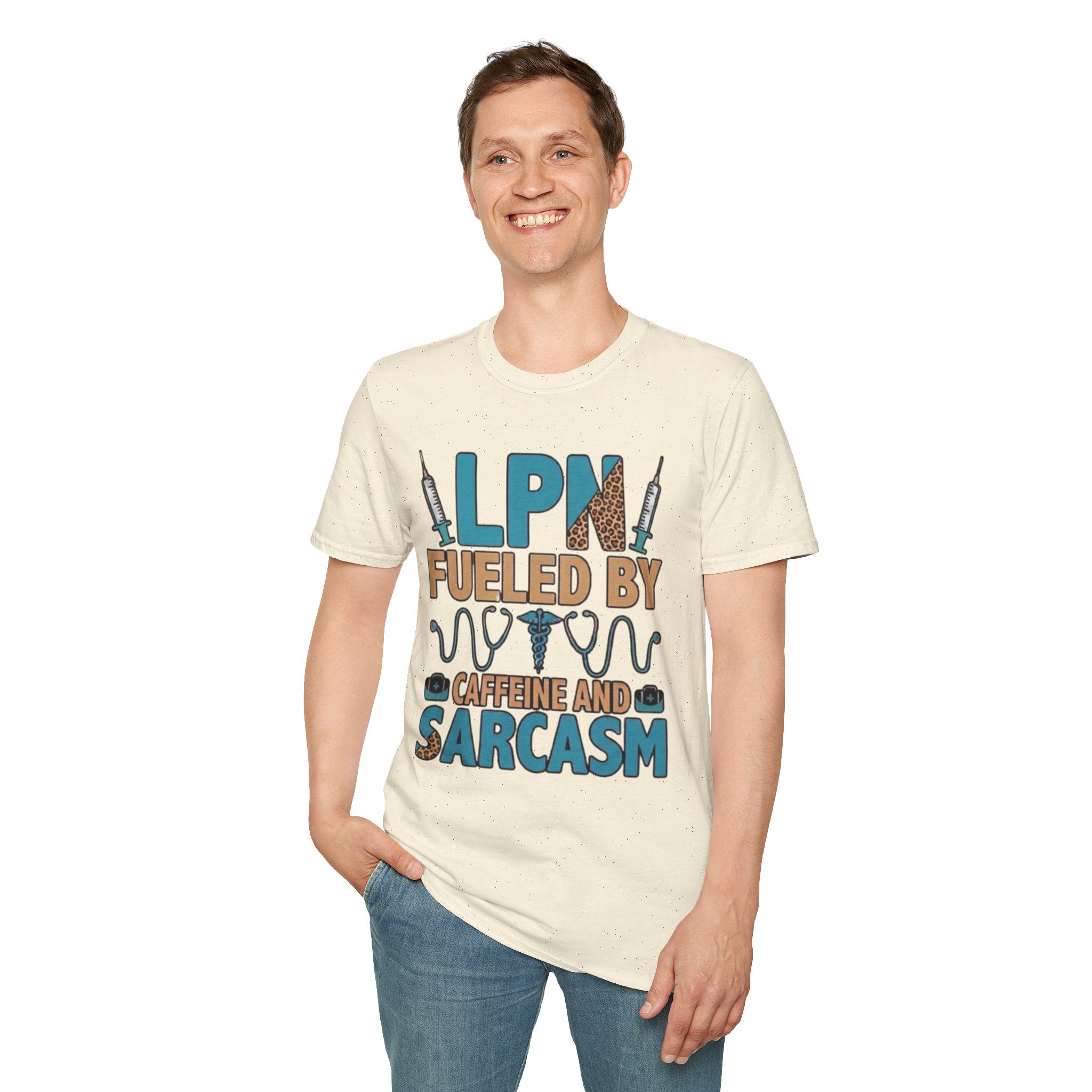 LPN Fueled By Caffeine & Sarcasm T‑Shirt