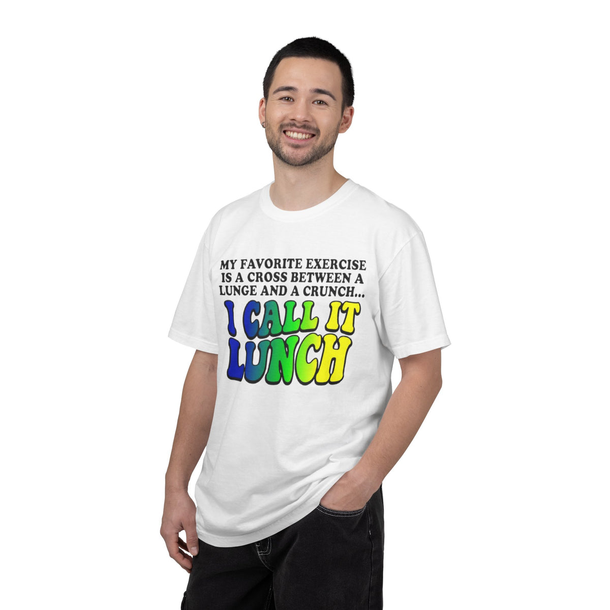 I Call It Lunch T-Shirt Funny Fitness Food Quote Tee
