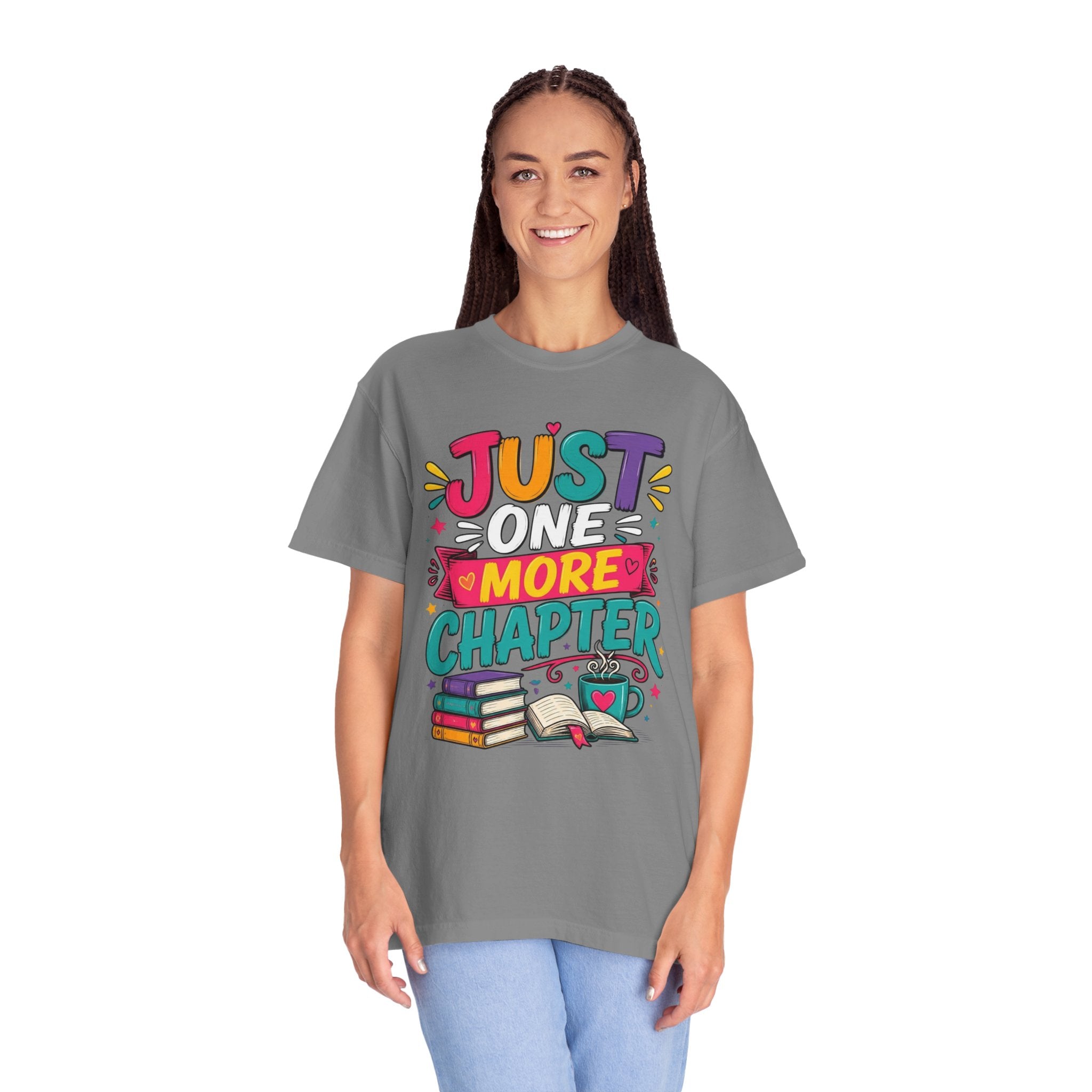 T-Shirt  Just One More Chapter Book Lover Graphic Tee