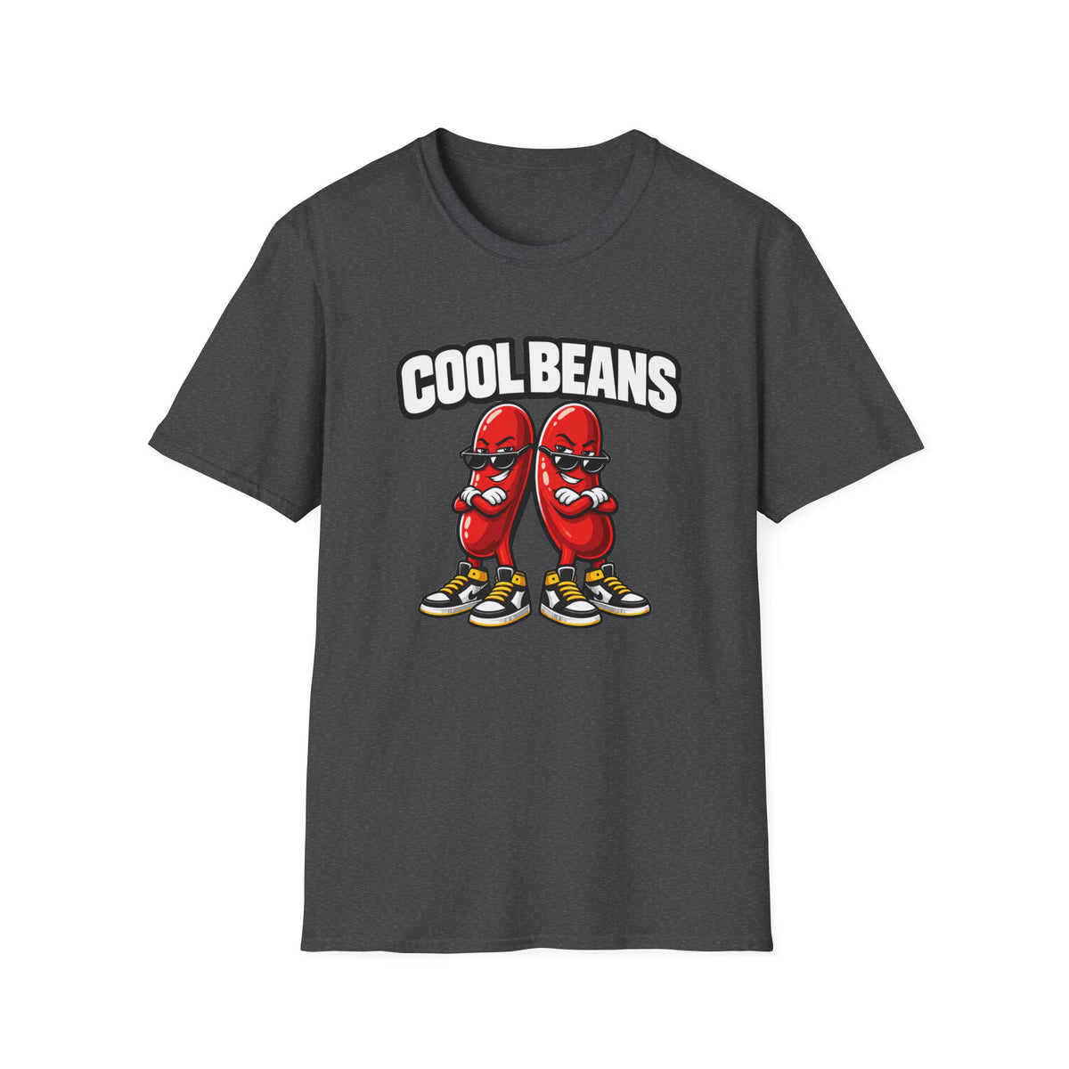 Cool Beans T‑Shirt — Retro Cartoon Funny Graphic Tee