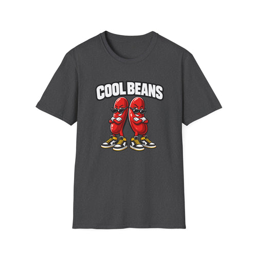 Cool Beans T‑Shirt — Retro Cartoon Funny Graphic Tee