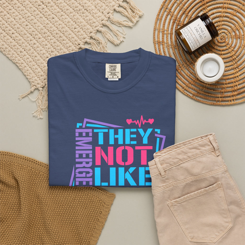 Emergency Nurse Shirt, They Not Like Us Nurse Tee, Funny ER Nurse Gift, Emergency Room Nurse T-Shirt, Healthcare Worker Gift