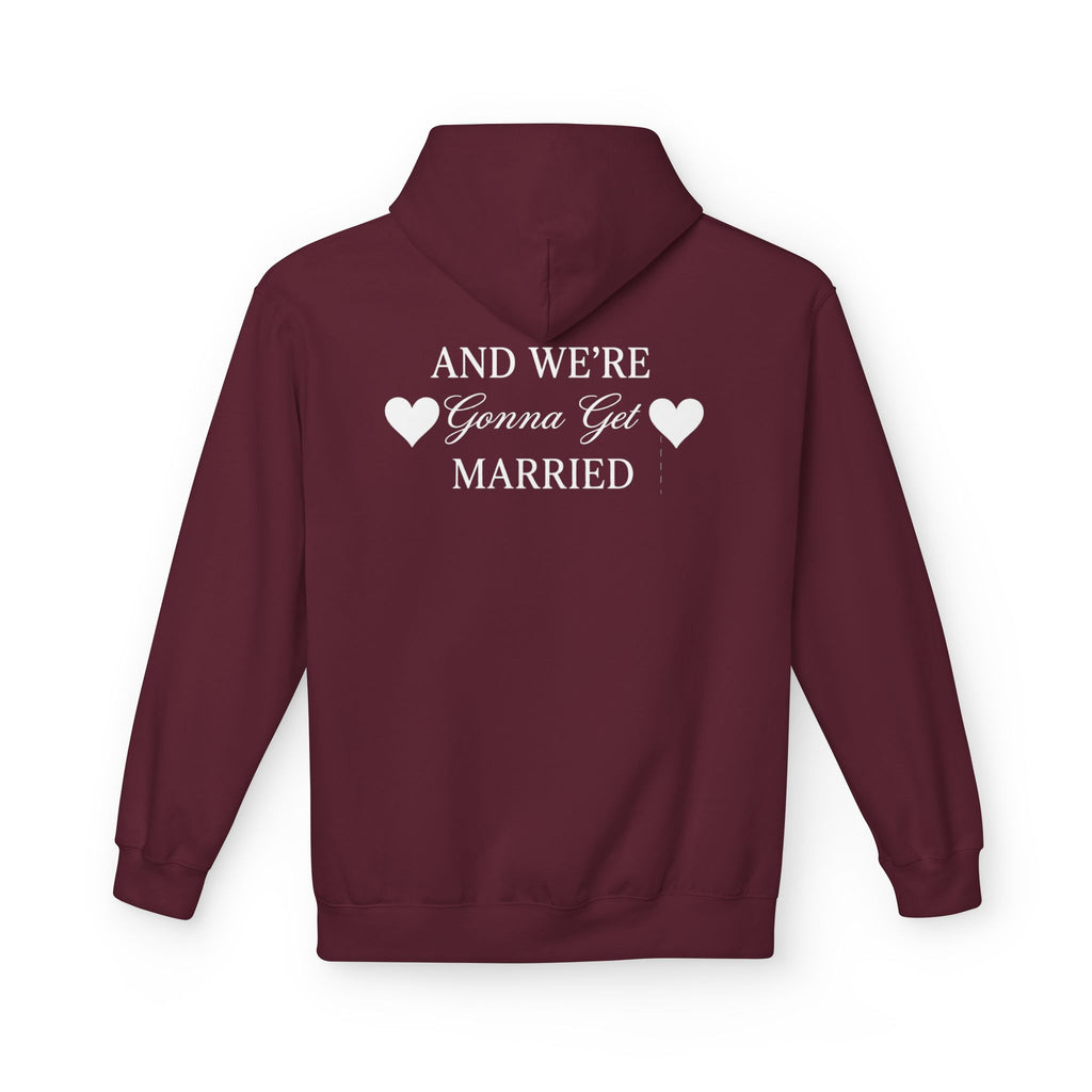 Engaged Couple Hoodie And We're Gonna Get Married Wedding Announcement Pullover