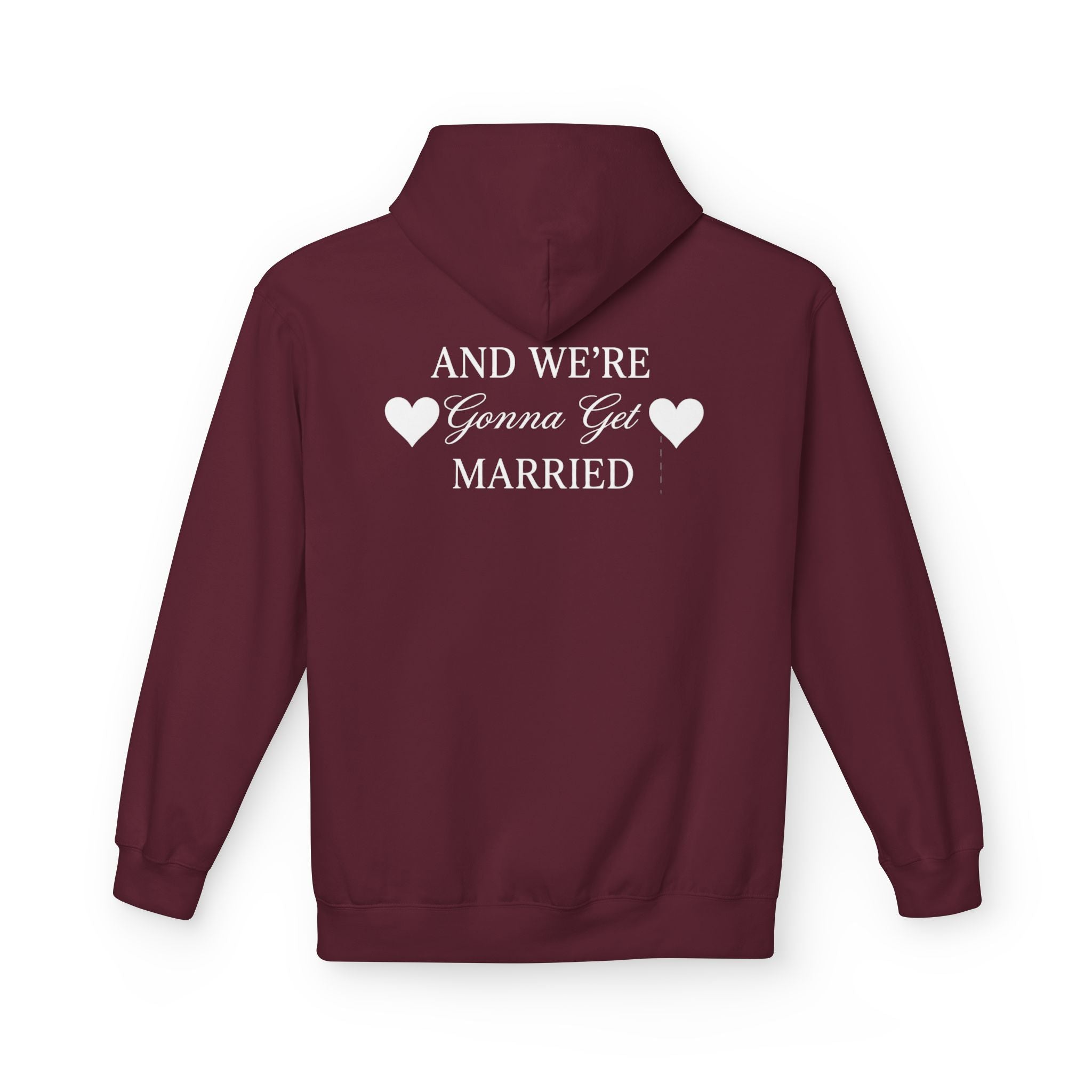 Engaged Couple Hoodie And We're Gonna Get Married Wedding Announcement Pullover