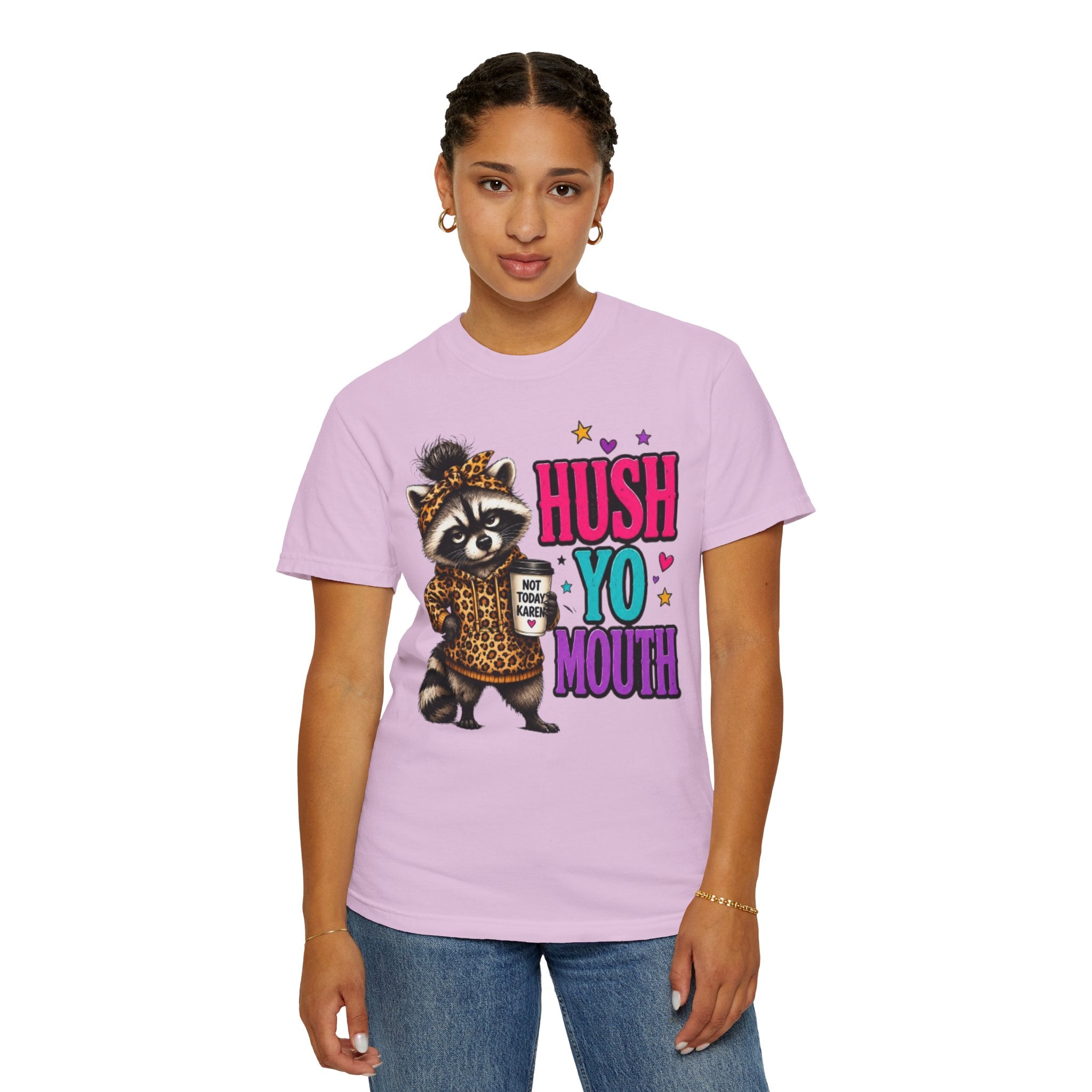 Hush Yo Mouth Raccoon T-Shirt