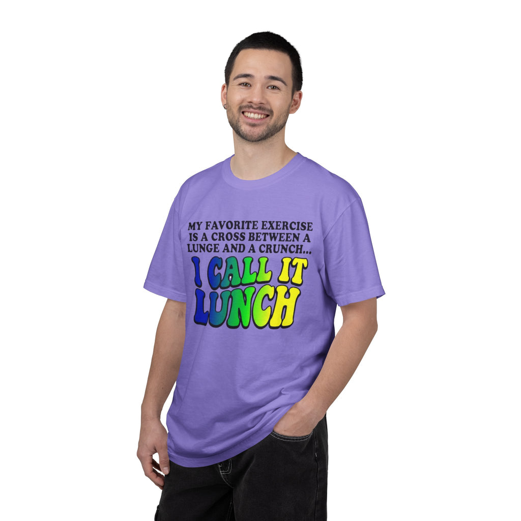I Call It Lunch T-Shirt Funny Fitness Food Quote Tee