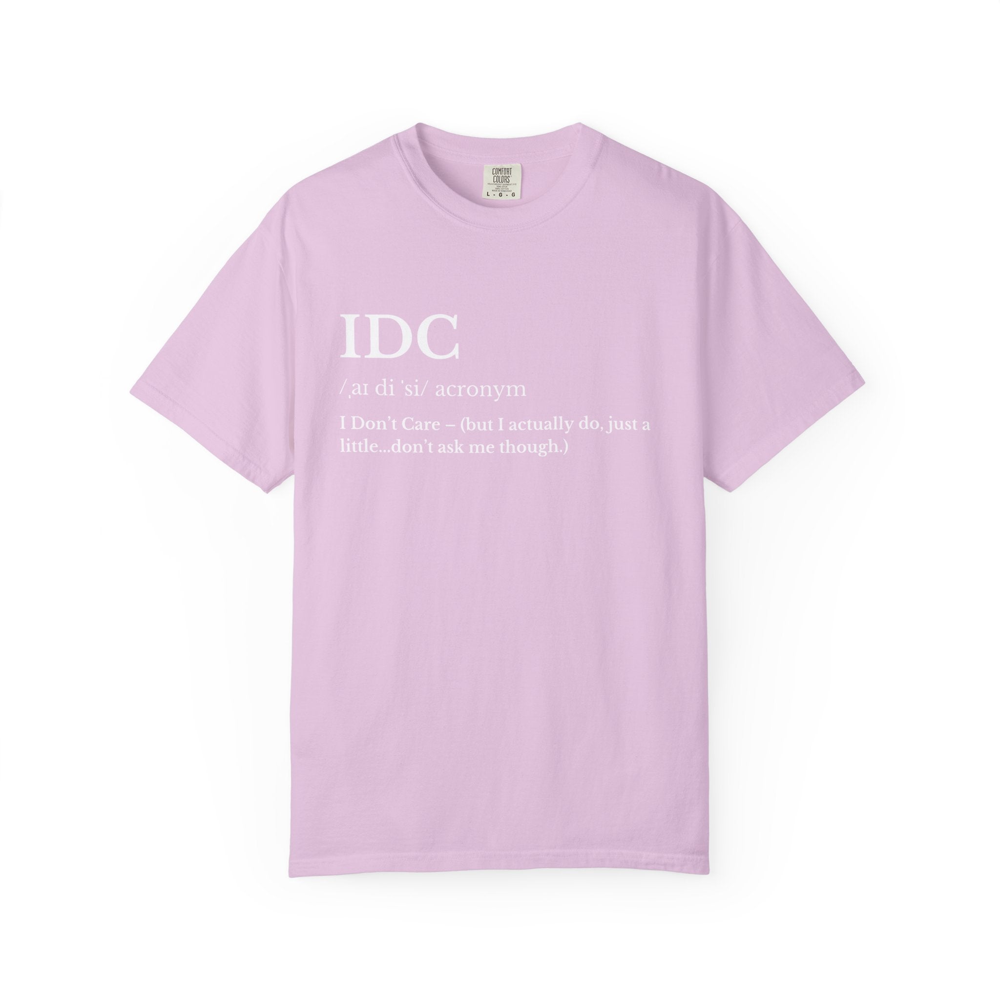 Classic White Garment Dyed T Shirt IDC