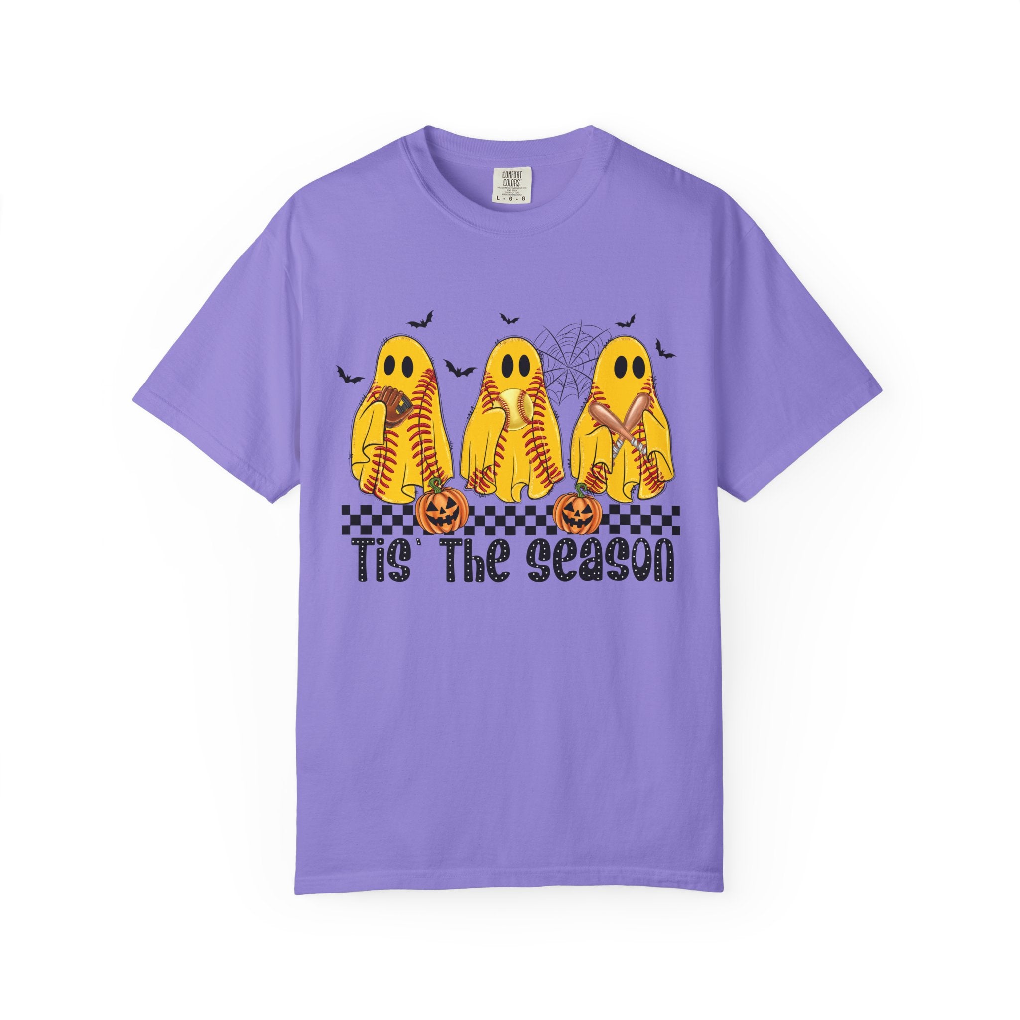 Halloween Ghost Trio T Shirt Tis the Season Cute Spooky Tee