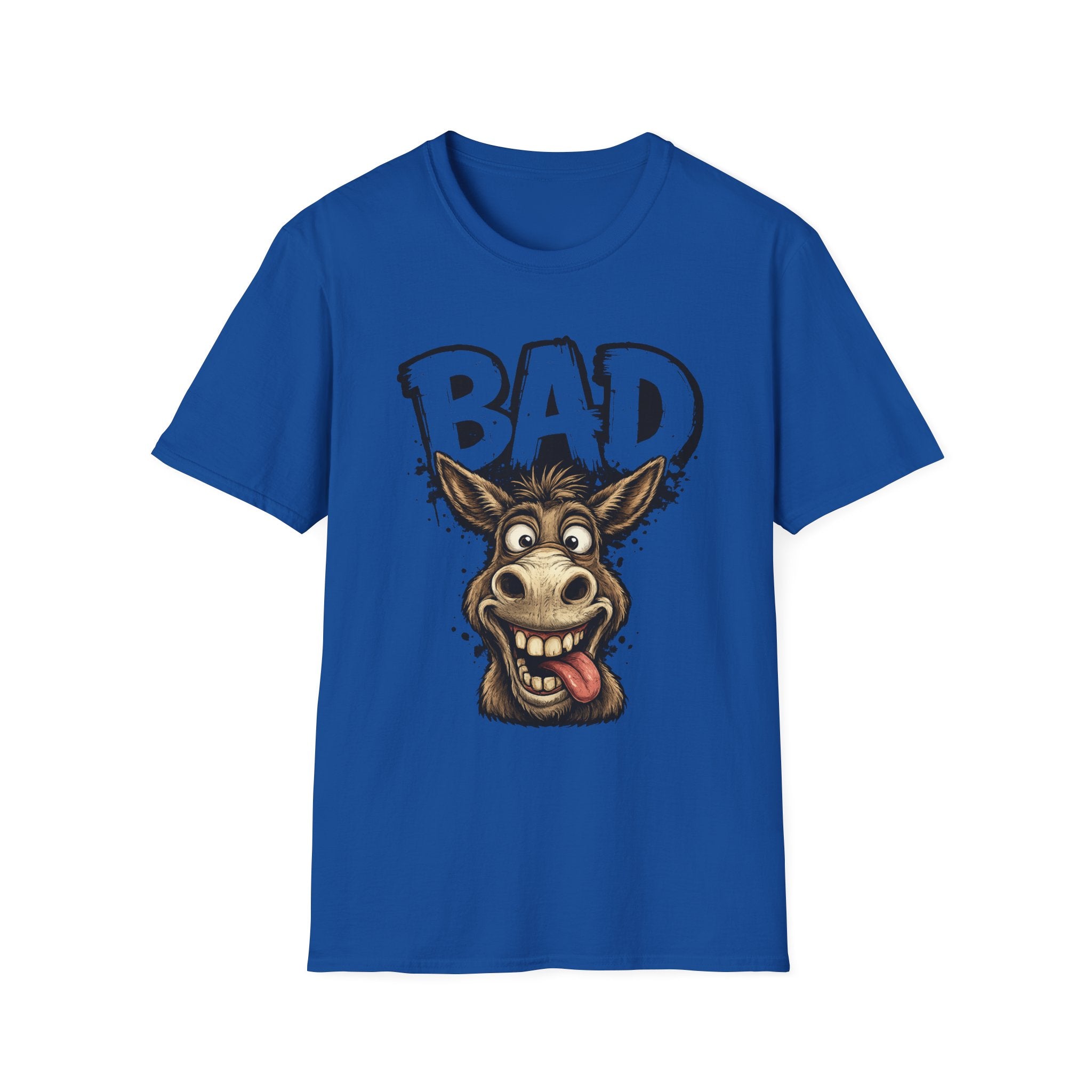 Bad Donkey T‑Shirt — Funny Cartoon Animal Tee for Donkey Lovers