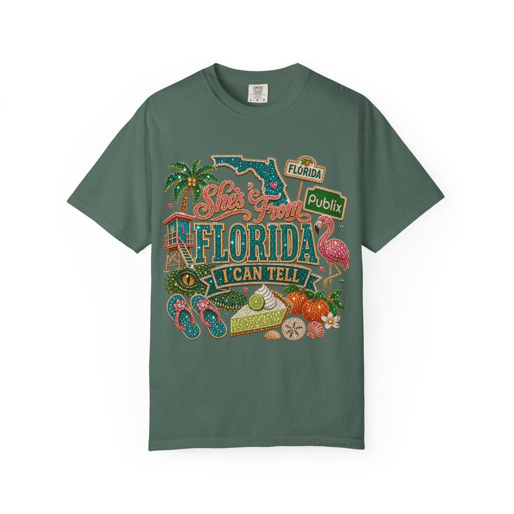 Florida Icons T Shirt  I Can Tell Vintage Sunshine Tee