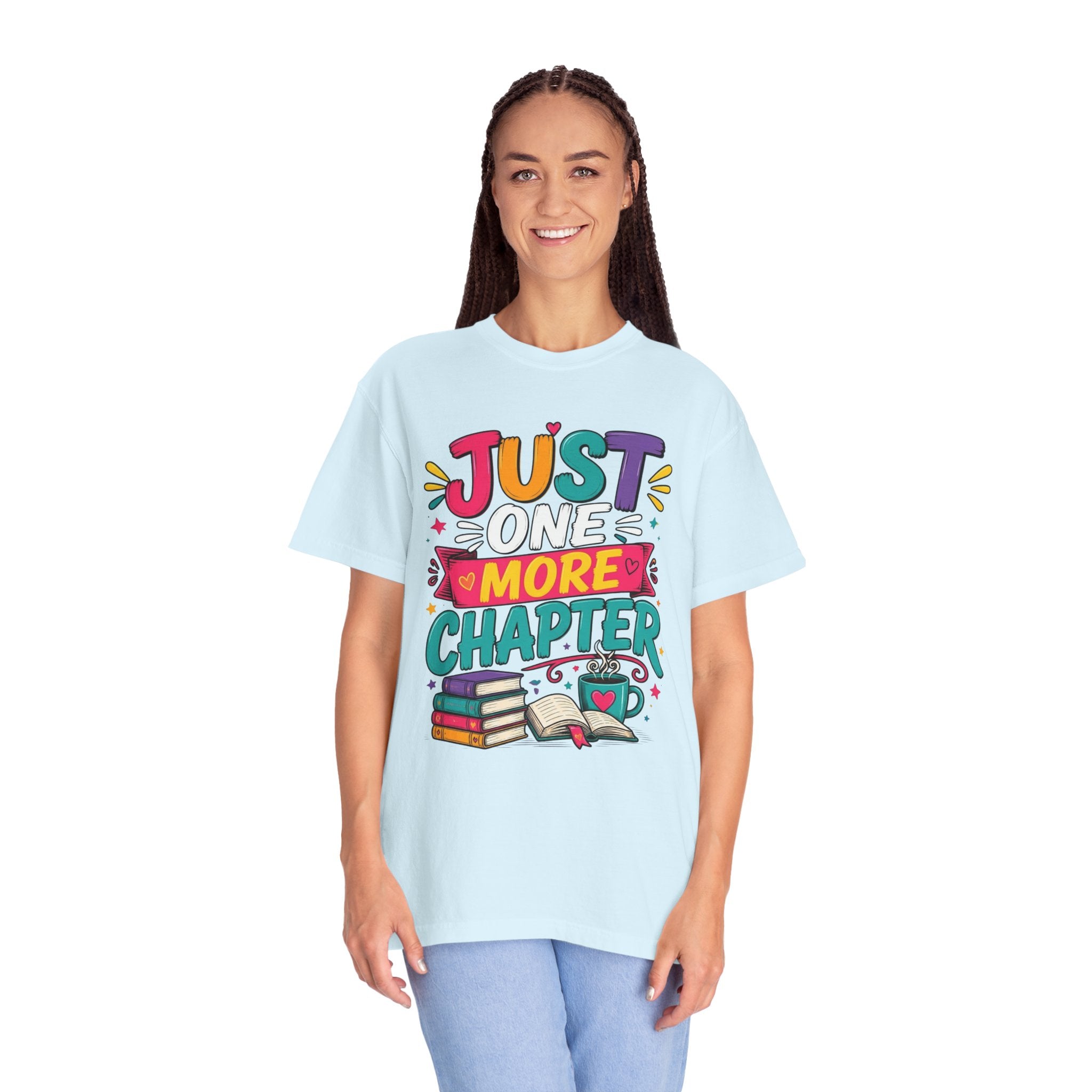T-Shirt  Just One More Chapter Book Lover Graphic Tee