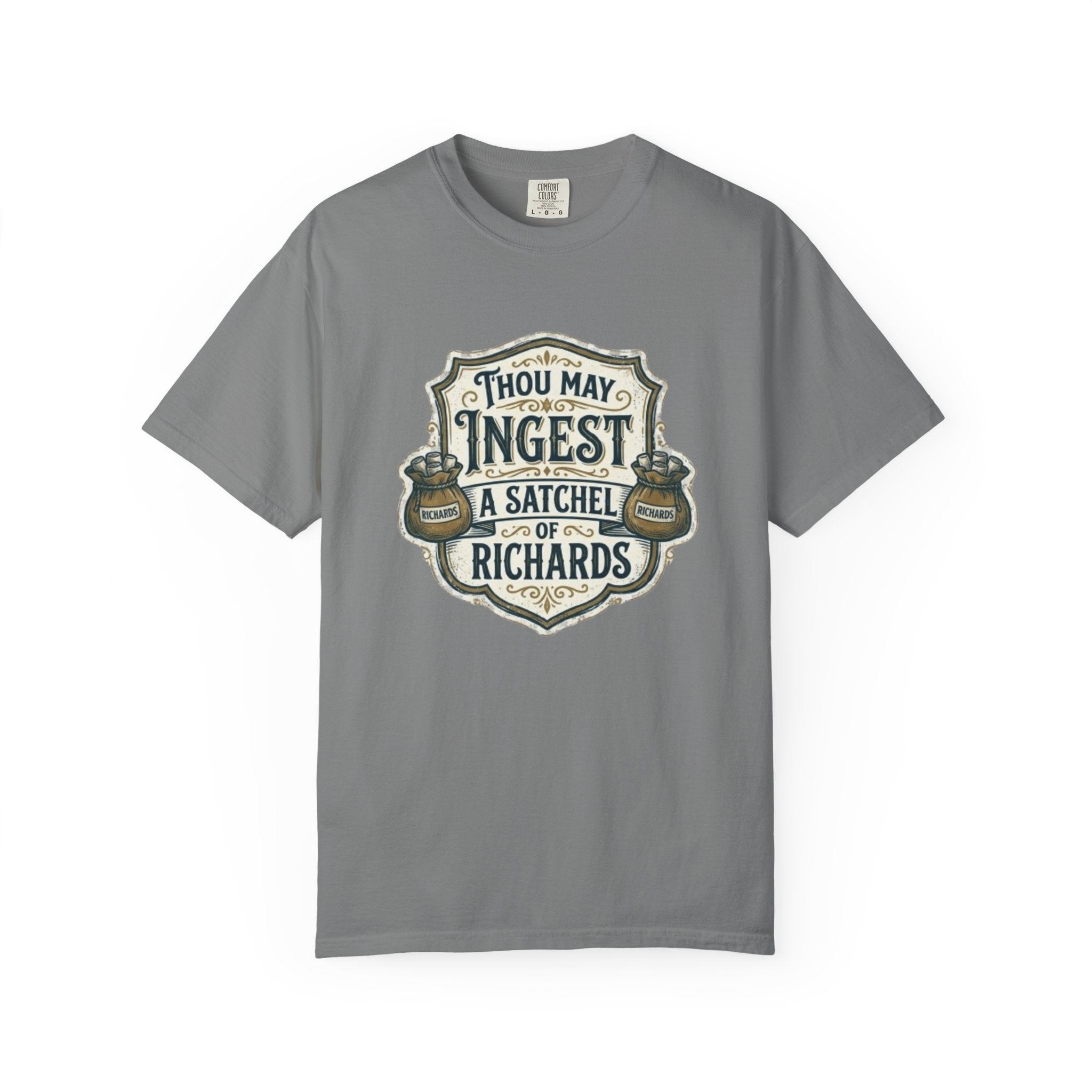 Tee Shirt Thou May Ingest a Satchel of Richards Vintage Apothecary Graphic