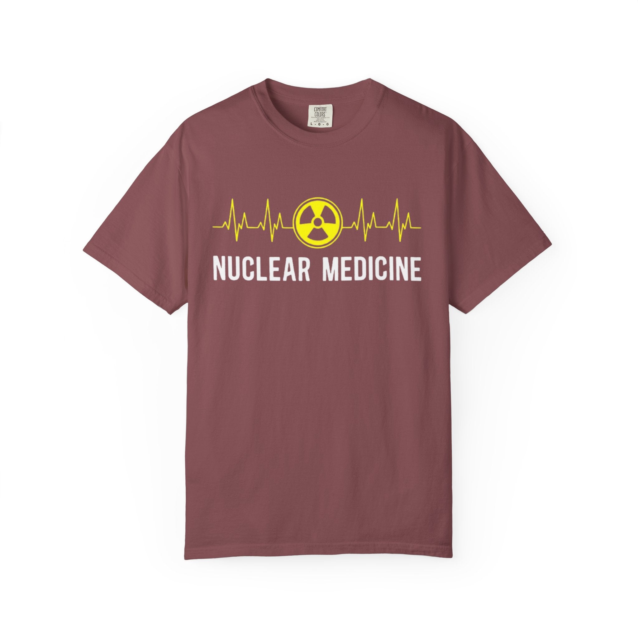 Nuclear Medicine T-Shirt  Radiology Tech ECG Logo Tee