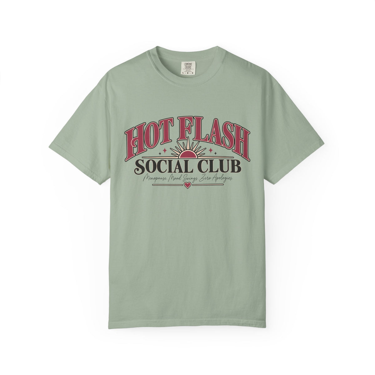 Hot Flash Social Club Shirt, Funny Menopause T Shirt, Menopause Gift for Women, Hot Flash Tee, Perimenopause Shirt, Mood Swing Tee