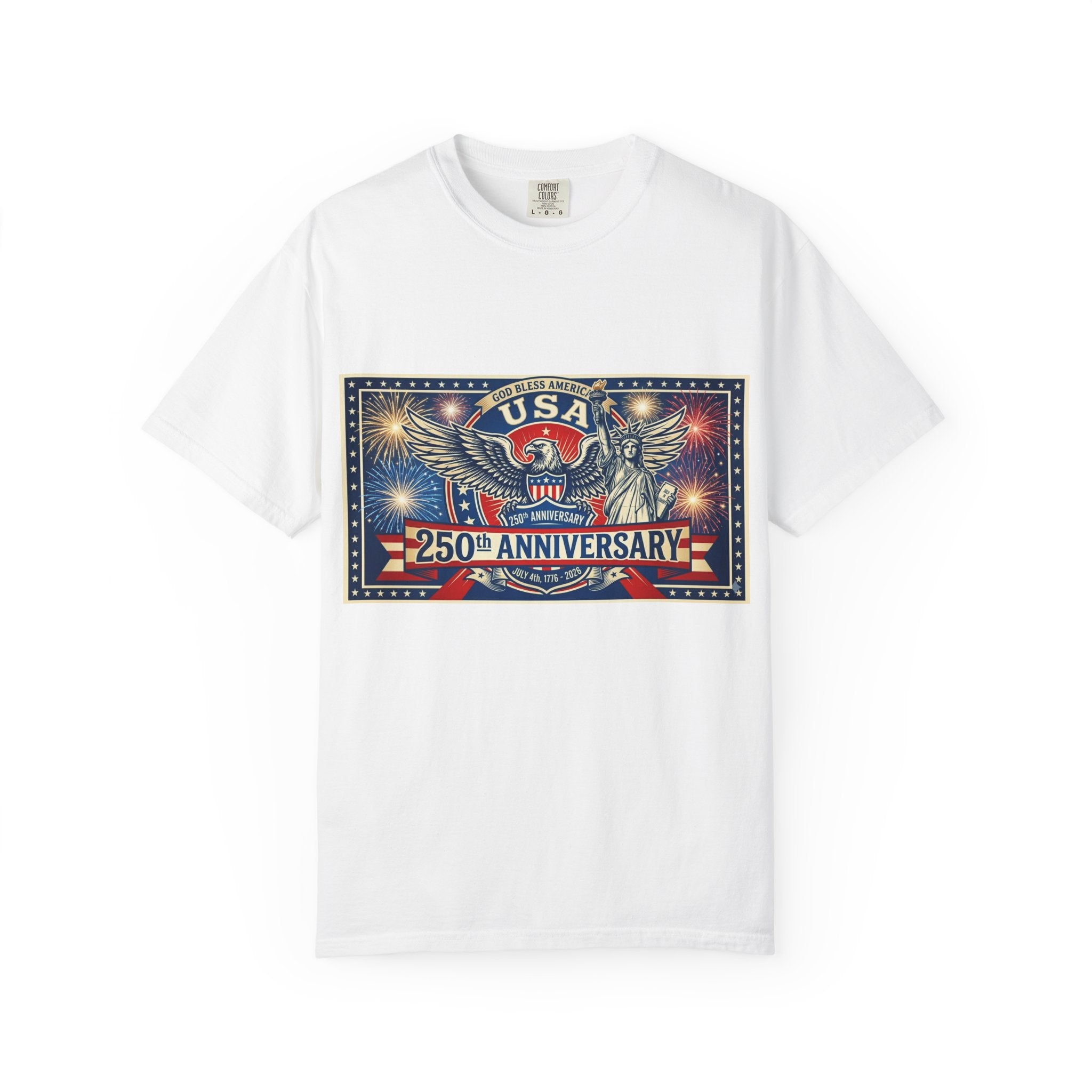 USA Eagle 250th Anniversary T-Shirt | Patriotic Independence Day Design