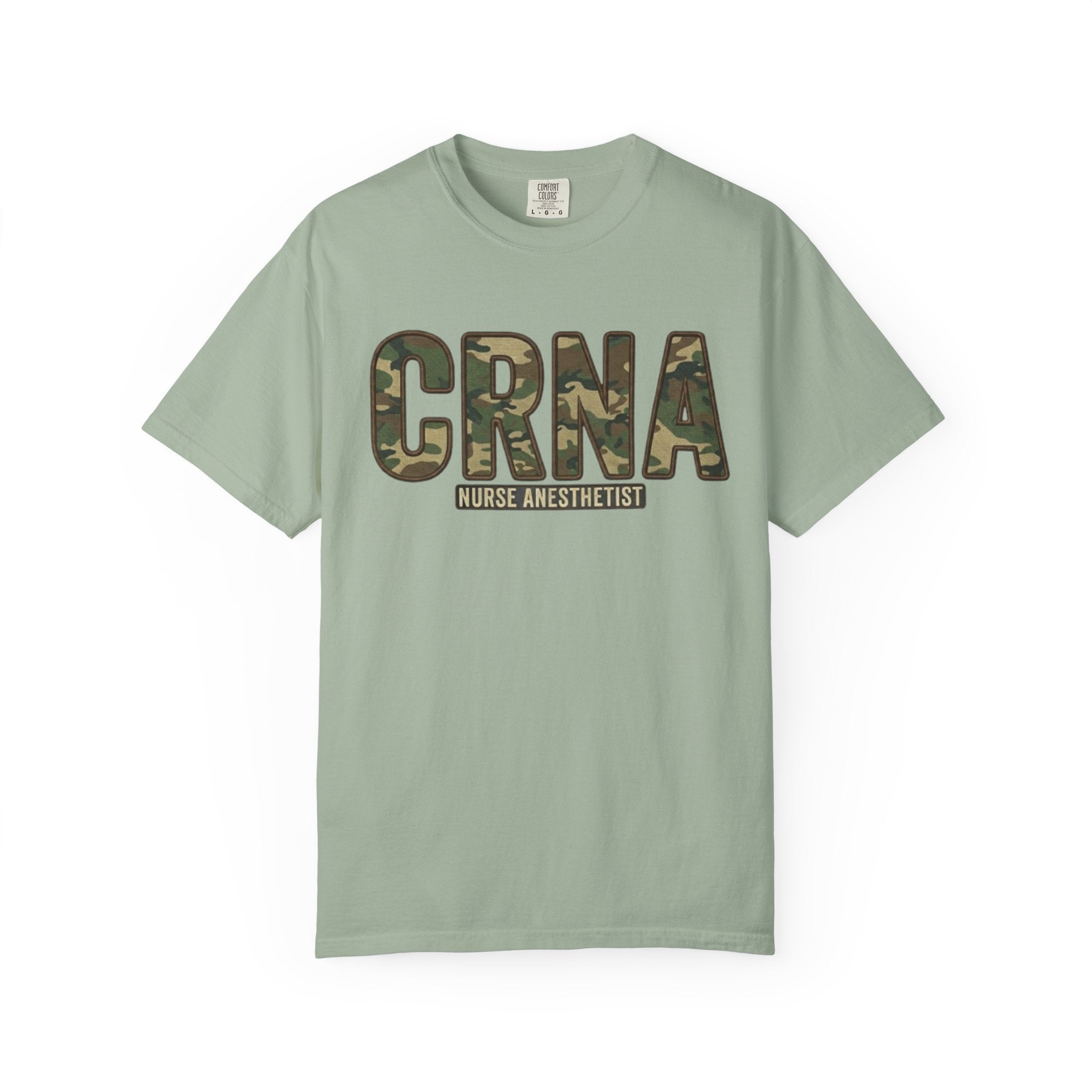 CRNA Camo T-Shirt — Nurse Anesthetist Military Style