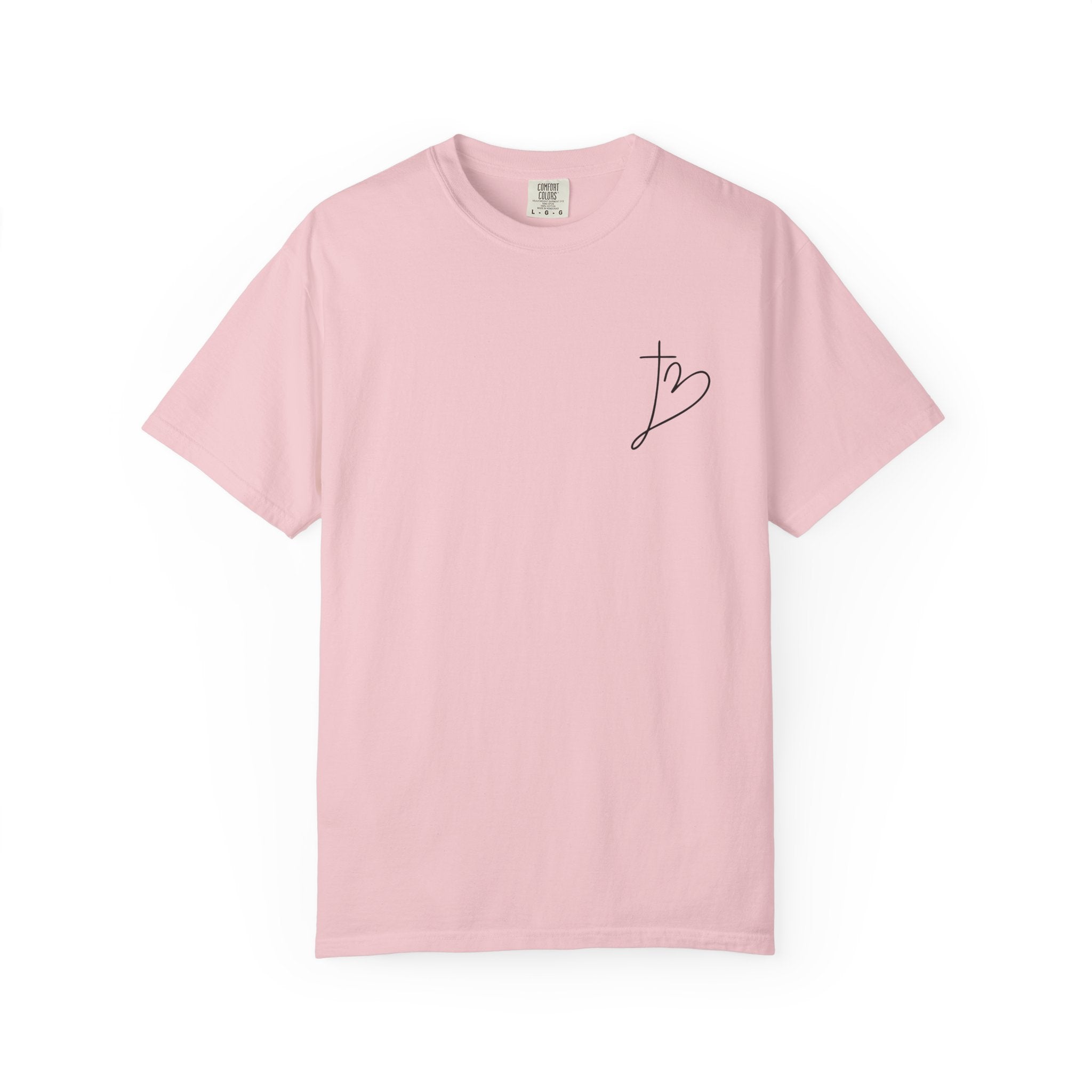 T-Shirt  Stronger Than the Storm Script Chest and Back Tee