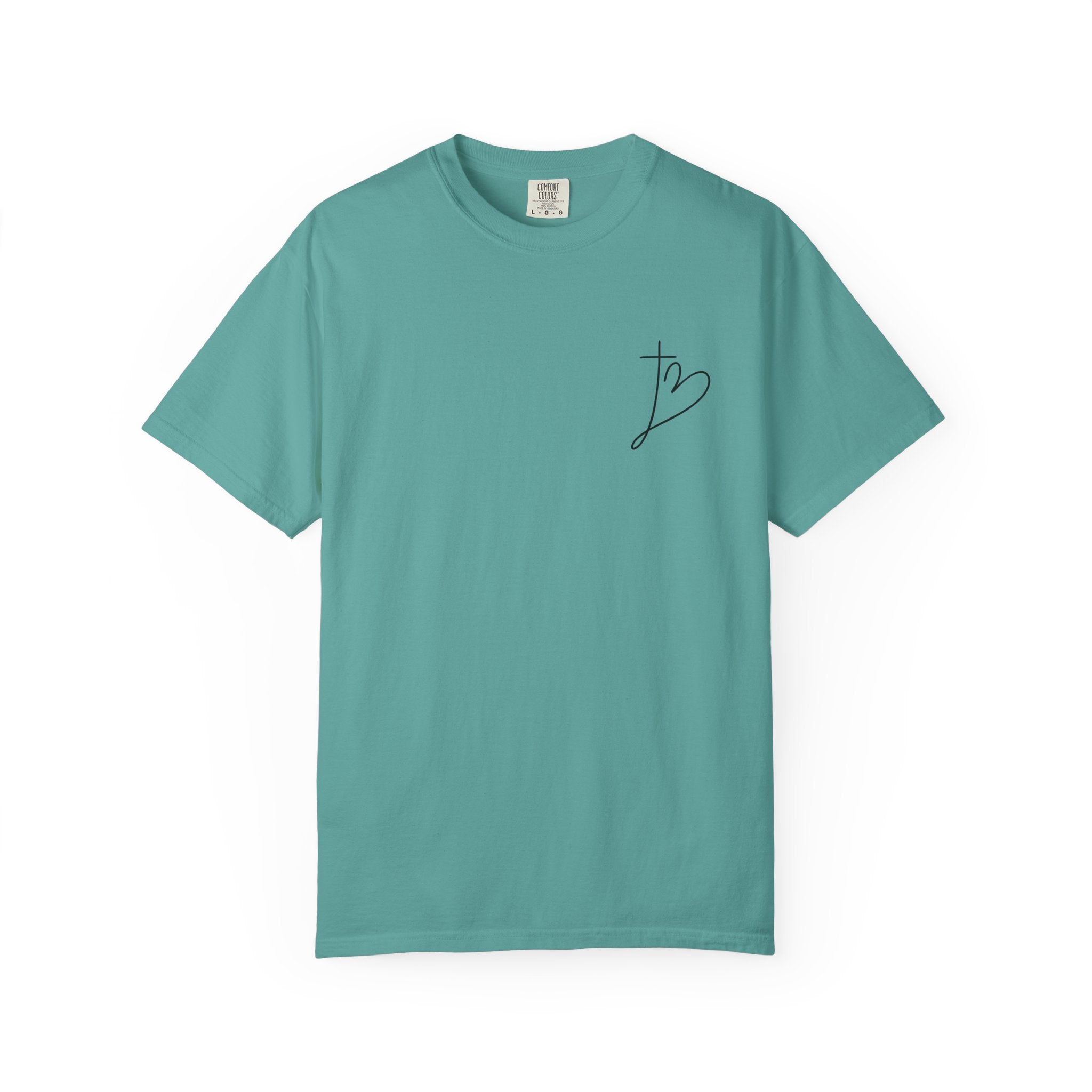 T-Shirt  Stronger Than the Storm Script Chest and Back Tee
