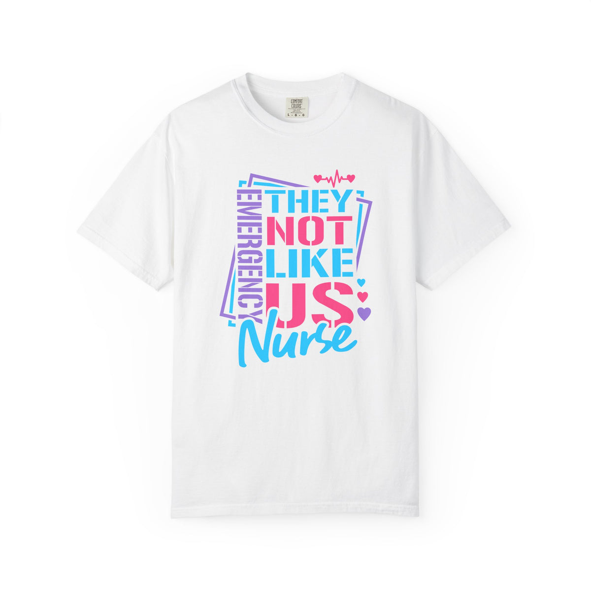 Emergency Nurse Shirt, They Not Like Us Nurse Tee, Funny ER Nurse Gift, Emergency Room Nurse T-Shirt, Healthcare Worker Gift