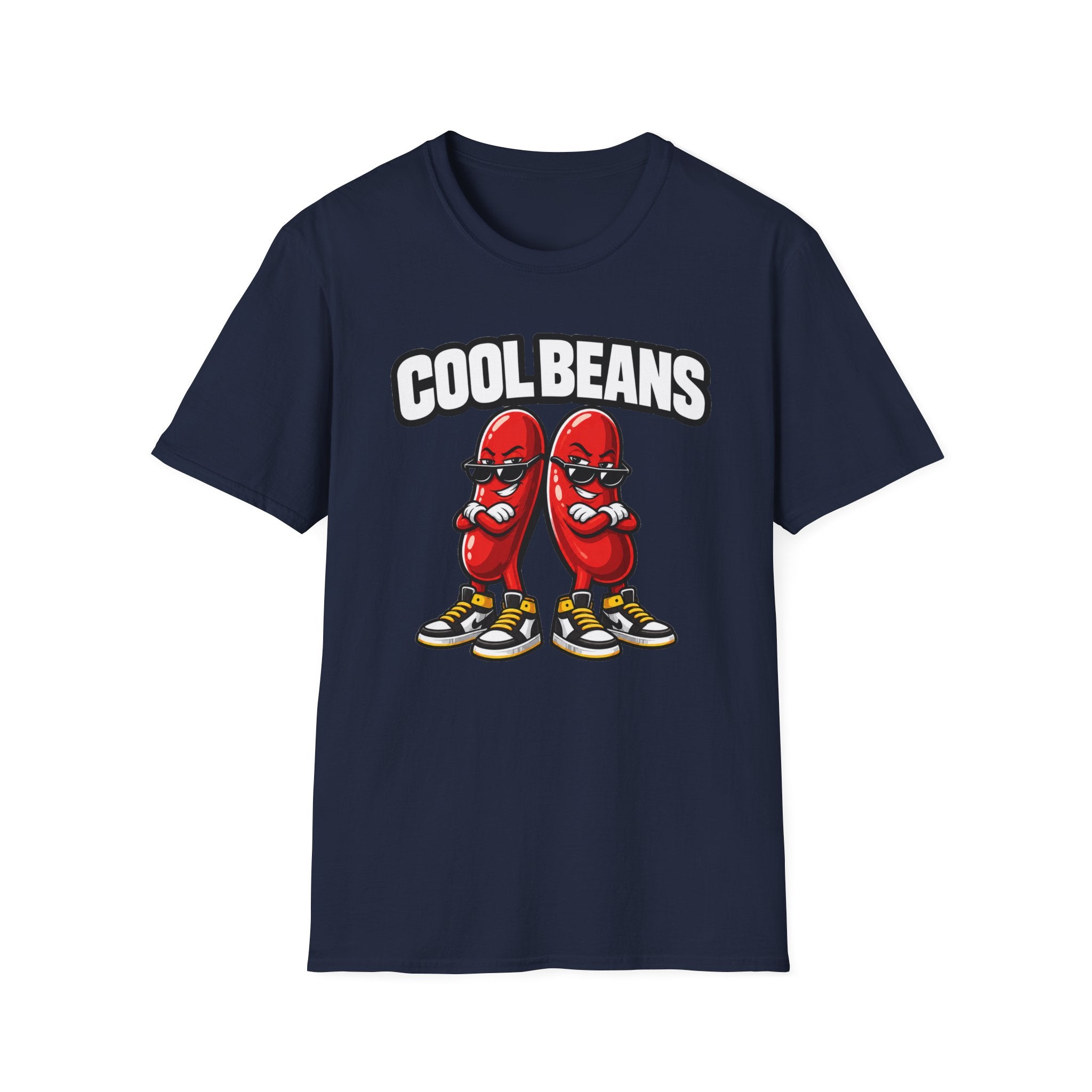 Cool Beans T‑Shirt — Retro Cartoon Funny Graphic Tee