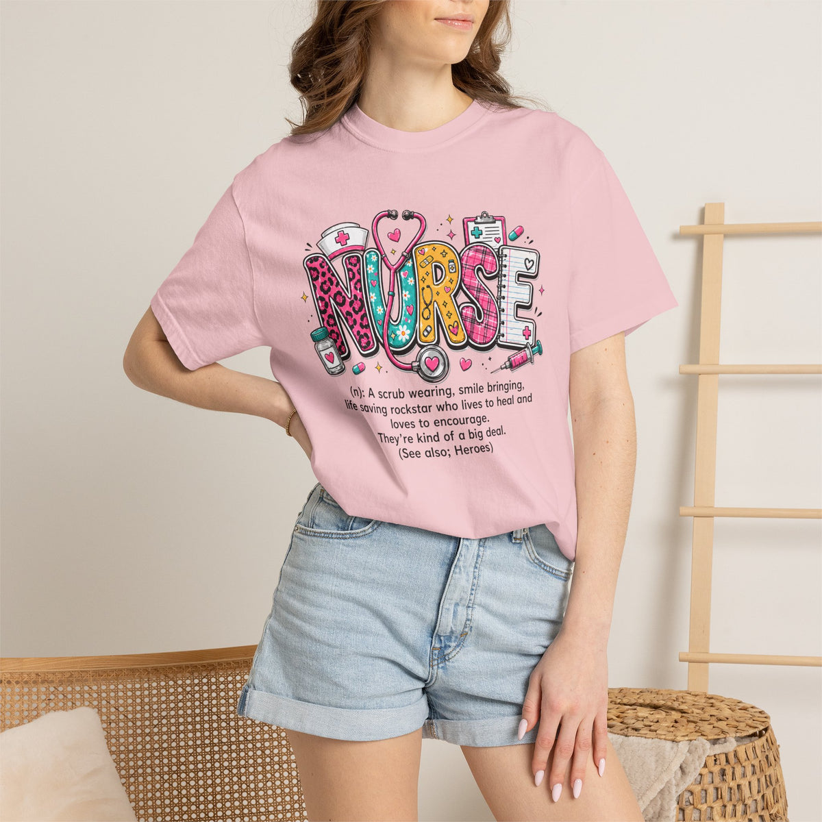 Nurse Shirt for Women, Cute Nurse T-Shirt, Registered Nurse Gift, Nursing Tee, Healthcare Worker Gift, Nurse Appreciation Shirt