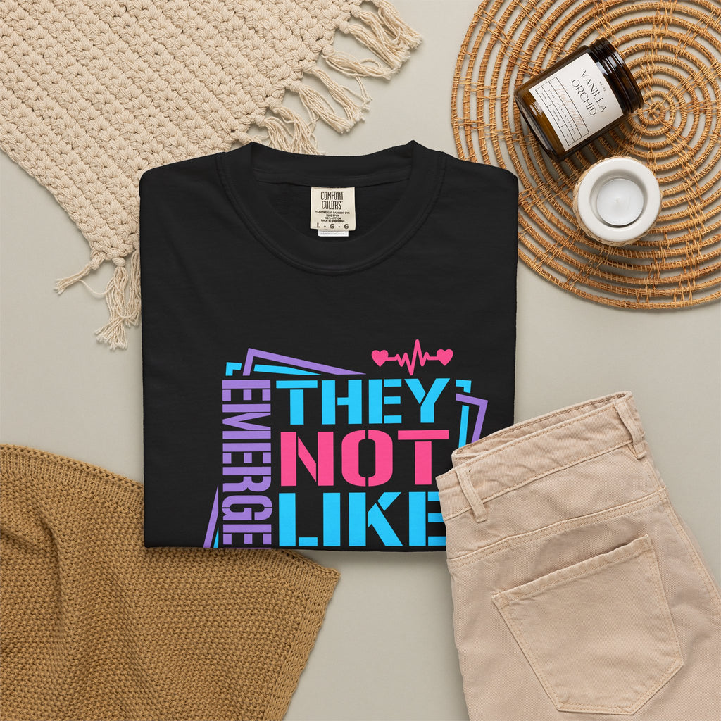 Emergency Nurse Shirt, They Not Like Us Nurse Tee, Funny ER Nurse Gift, Emergency Room Nurse T-Shirt, Healthcare Worker Gift