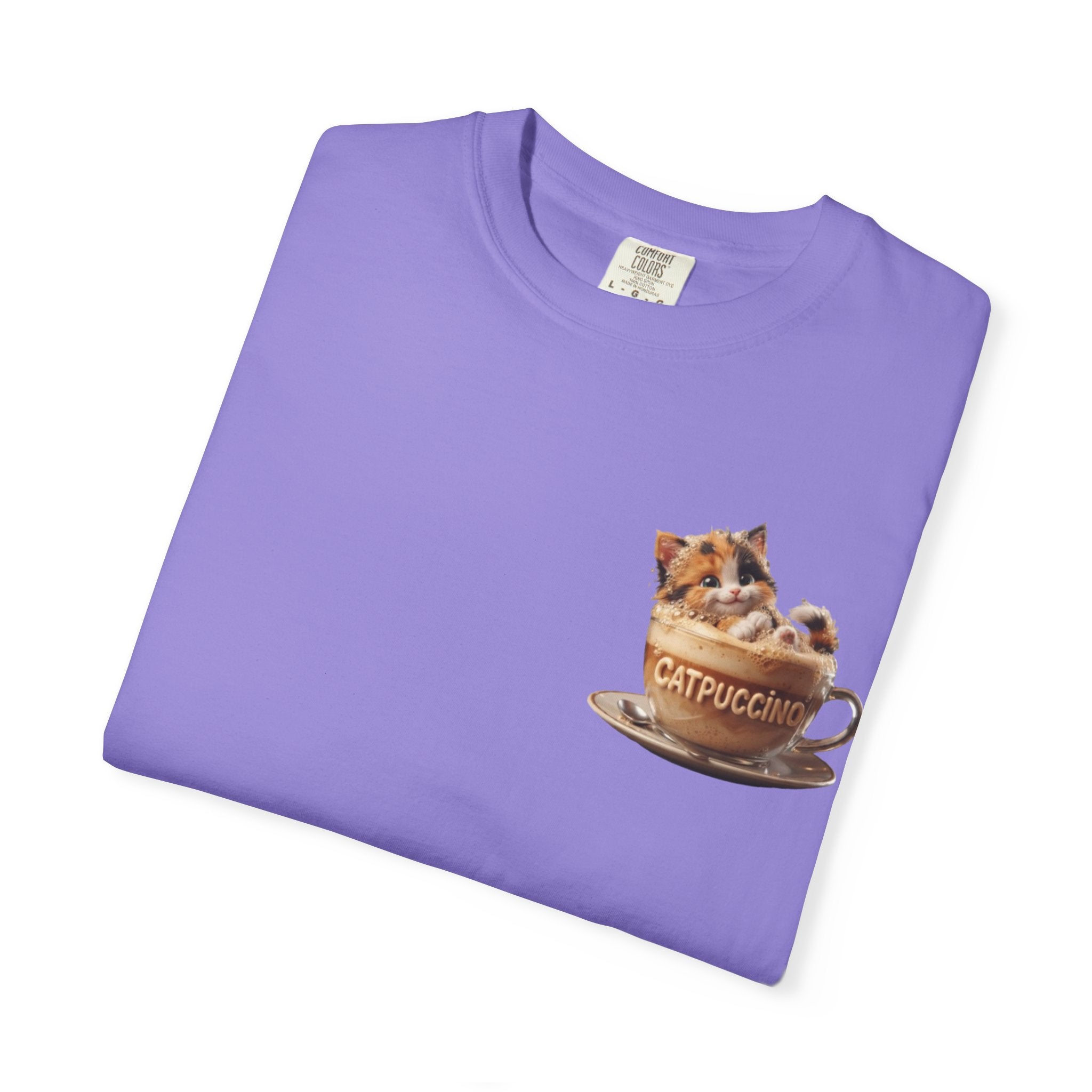Cat in Cappuccino Cup T Shirt