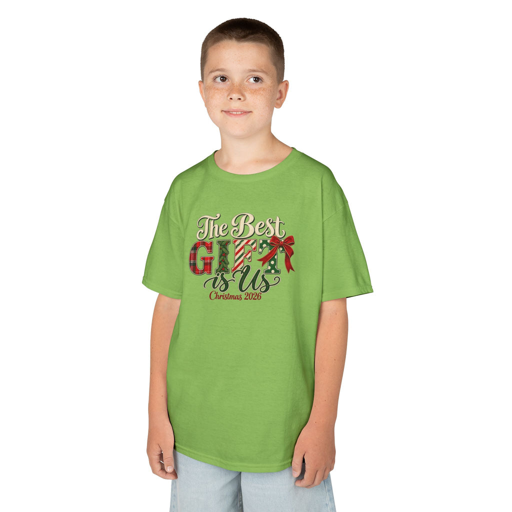 Matching Family Christmas Shirts 2026, Youth Family Tees, The Best Gift Is Us, Vintage Christmas Family Photo Outfits